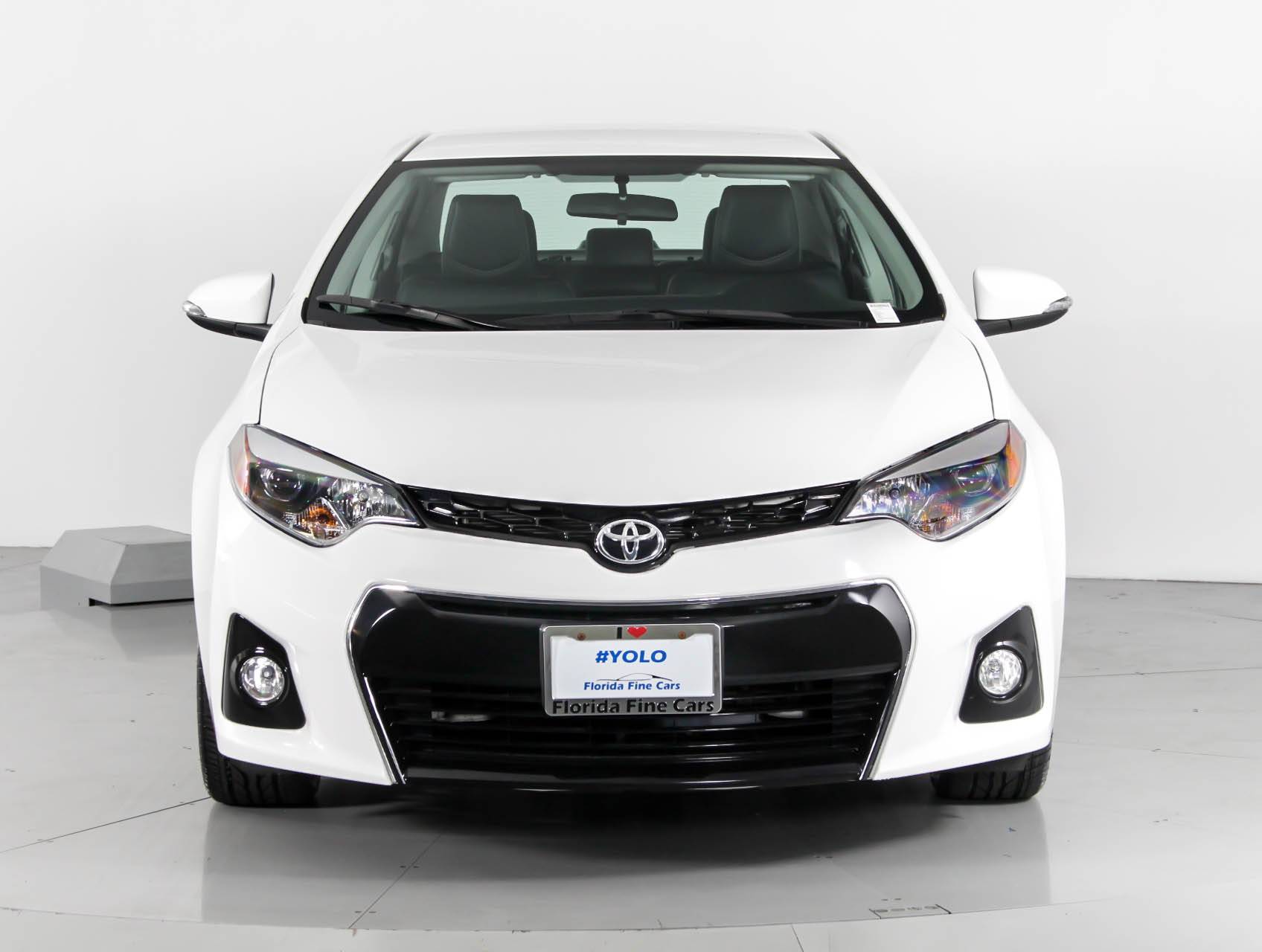Florida Fine Cars - Used TOYOTA COROLLA 2015 WEST PALM S Plus