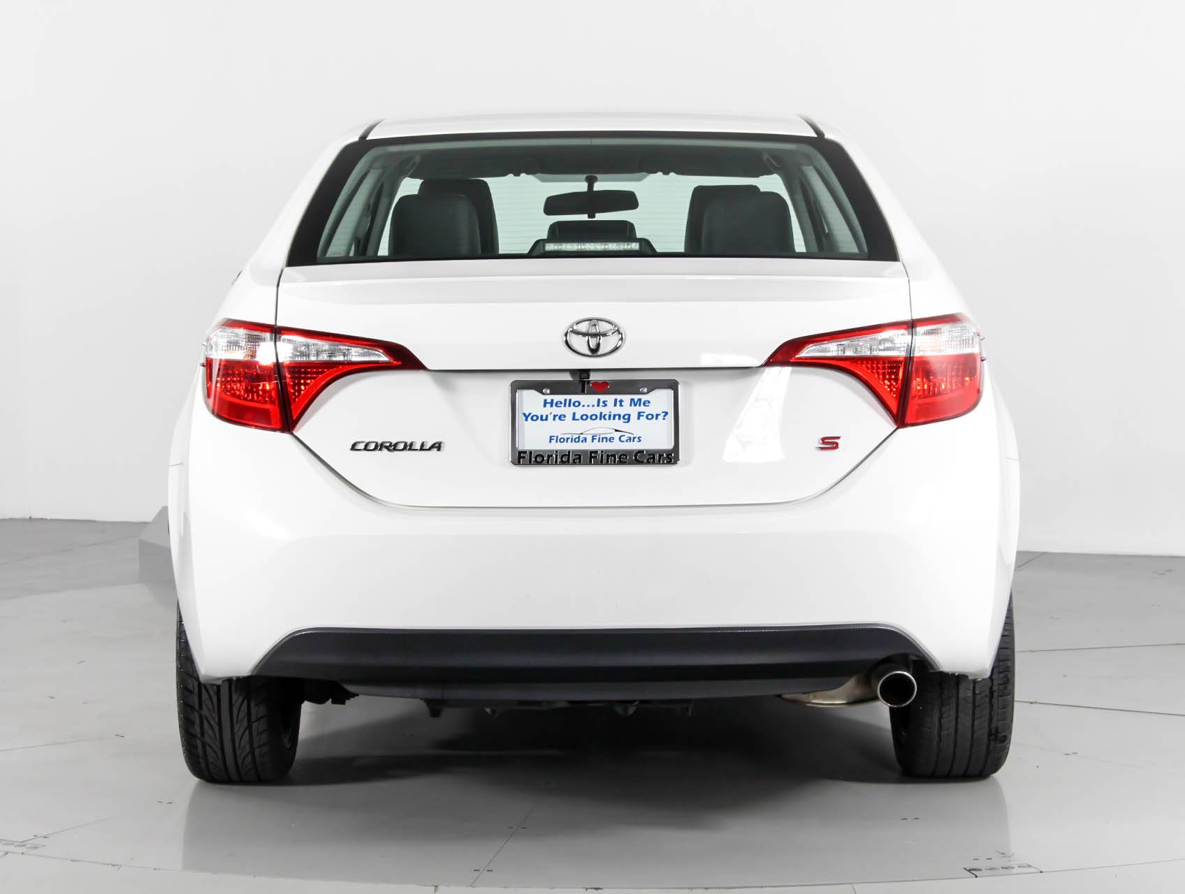 Florida Fine Cars - Used TOYOTA COROLLA 2015 WEST PALM S Plus