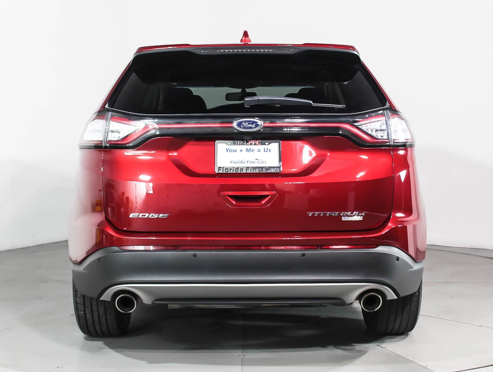Florida Fine Cars - Used FORD EDGE 2017 WEST PALM TITANIUM