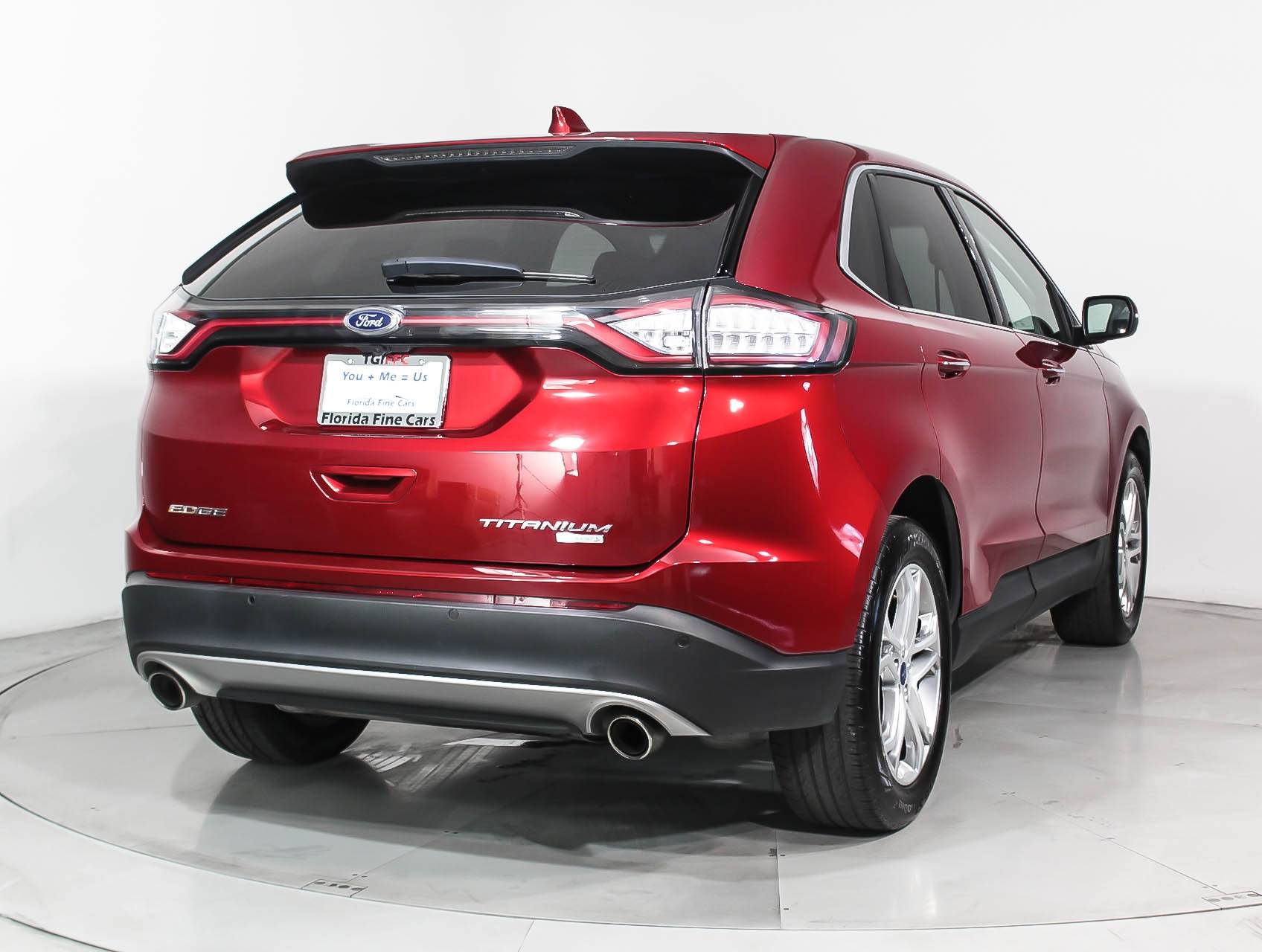 Florida Fine Cars - Used FORD EDGE 2017 WEST PALM TITANIUM