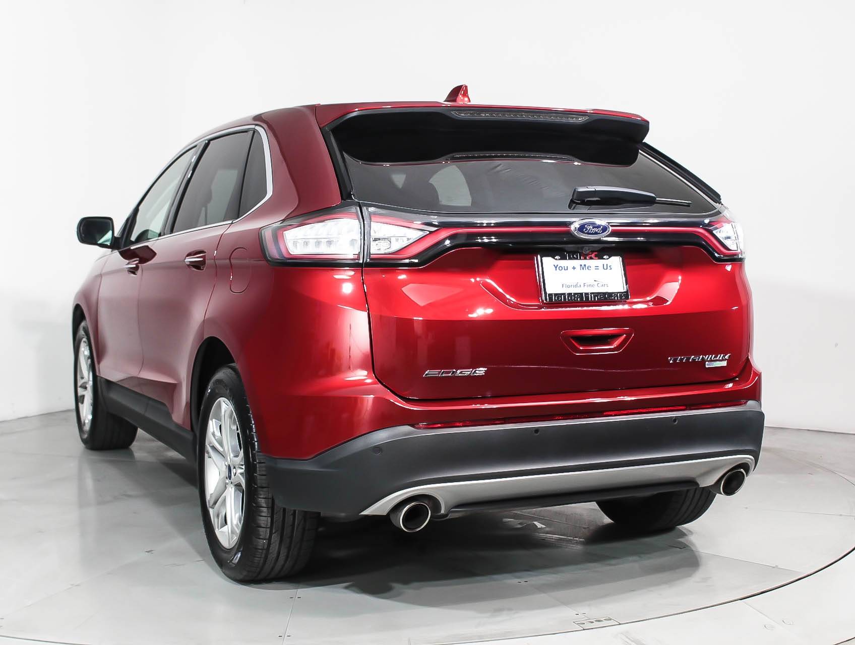 Florida Fine Cars - Used FORD EDGE 2017 WEST PALM TITANIUM