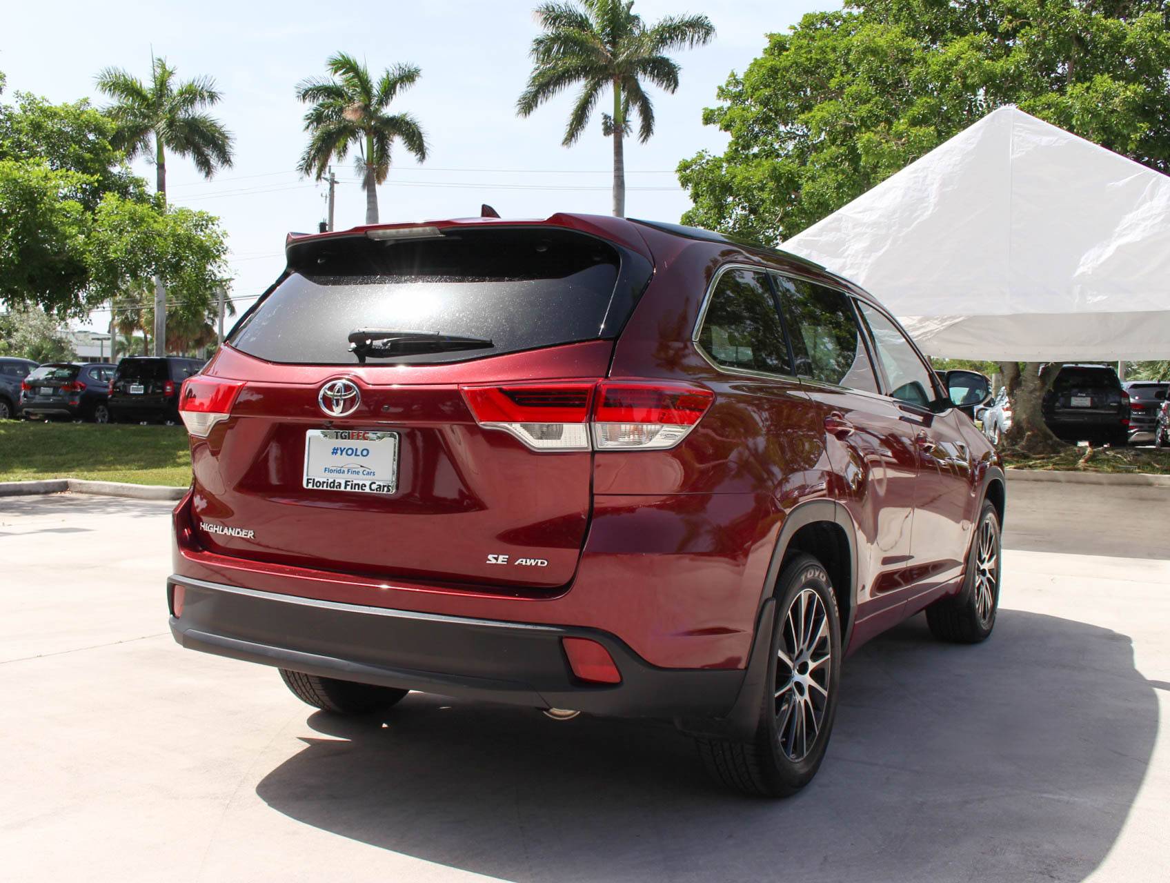 Florida Fine Cars - Used TOYOTA HIGHLANDER 2017 MIAMI Se Awd