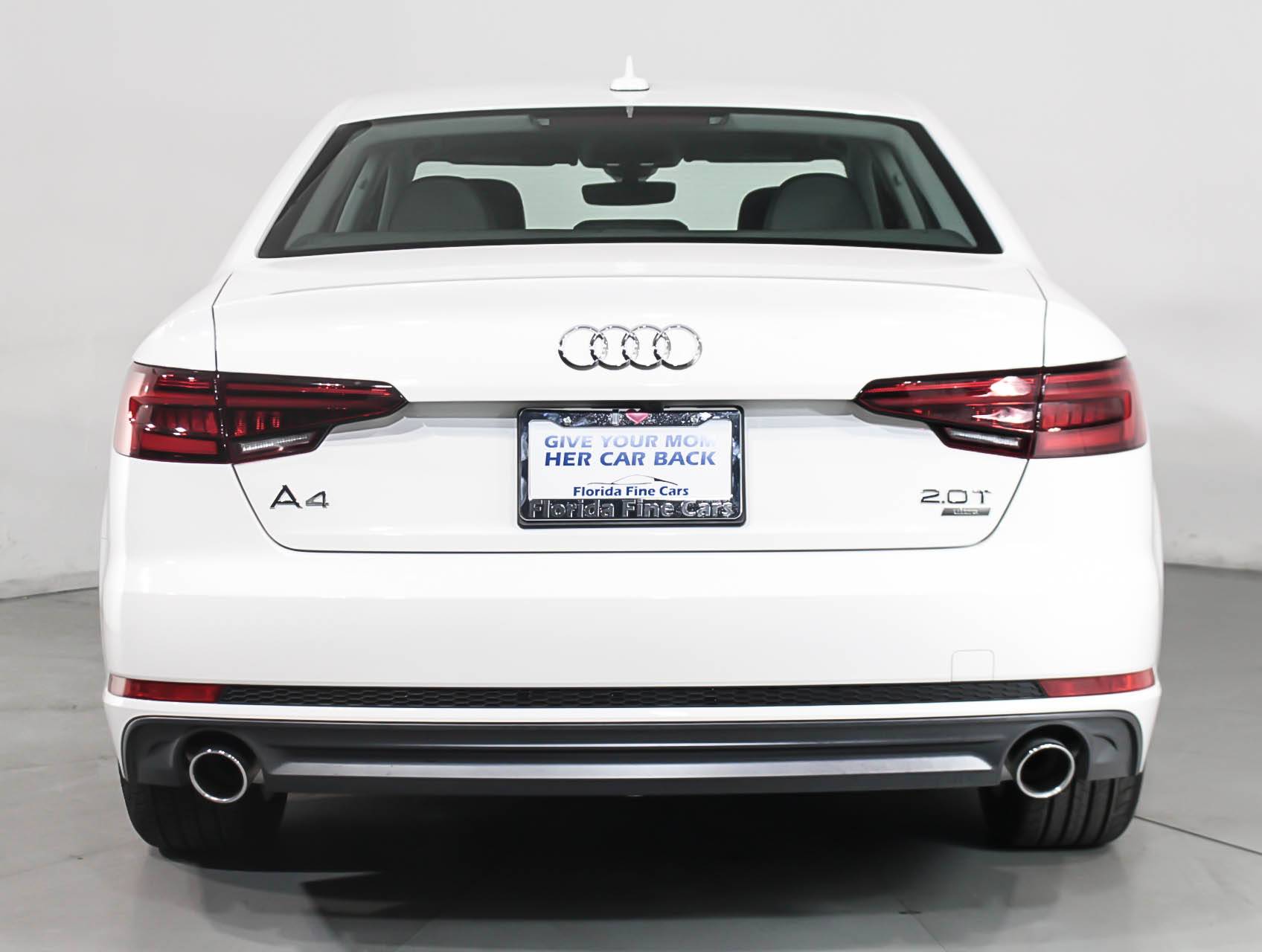 Florida Fine Cars - Used AUDI A4 2018 MIAMI ULTRA PREMIUM