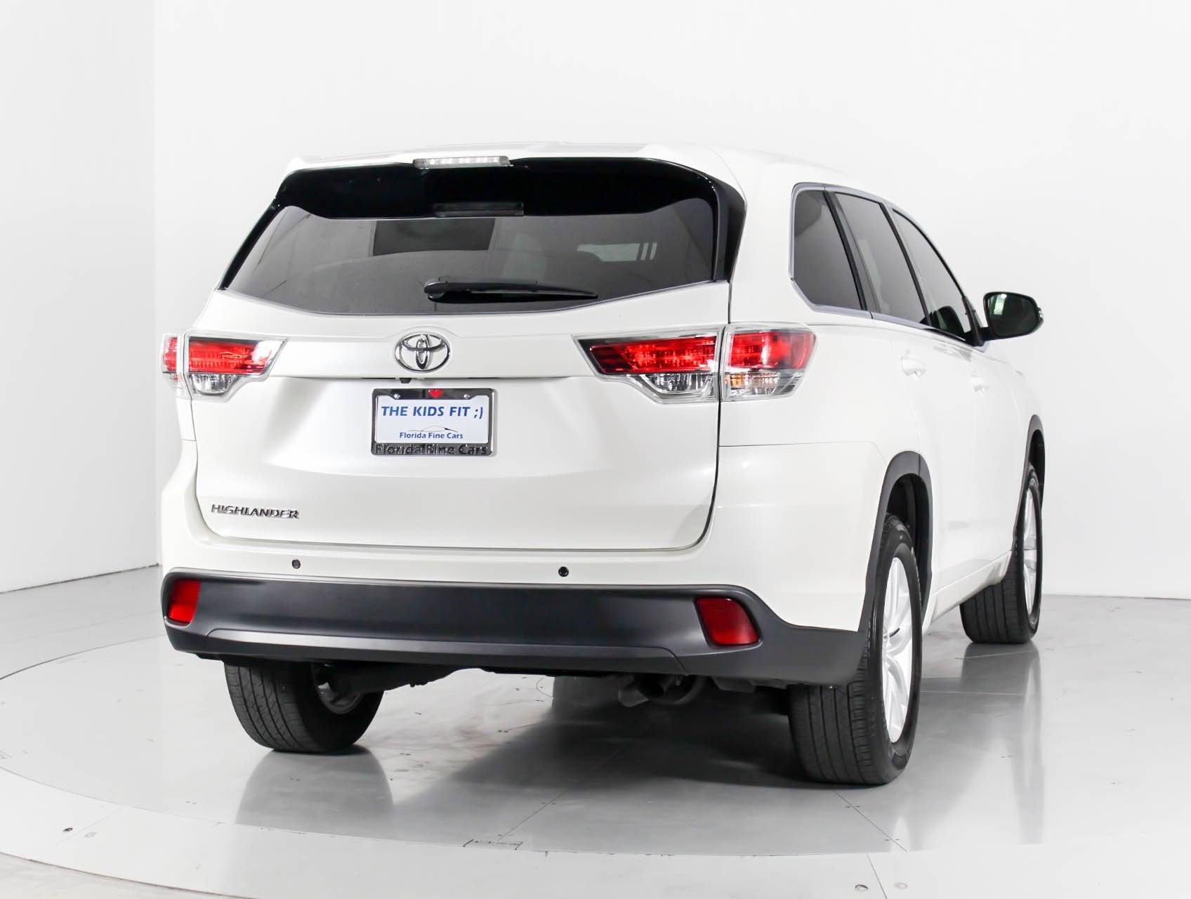 Florida Fine Cars - Used TOYOTA HIGHLANDER 2016 WEST PALM Le V6