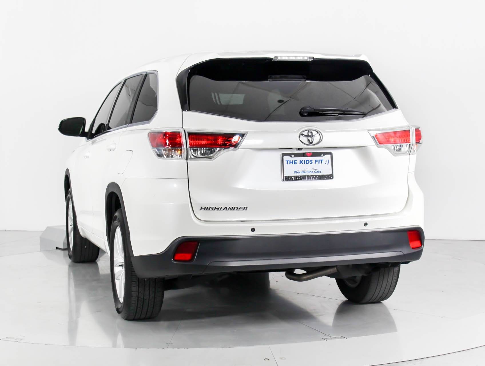 Florida Fine Cars - Used TOYOTA HIGHLANDER 2016 WEST PALM Le V6