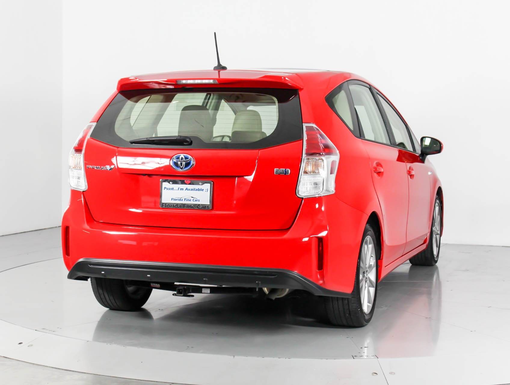 Florida Fine Cars - Used TOYOTA PRIUS V 2017 WEST PALM Five