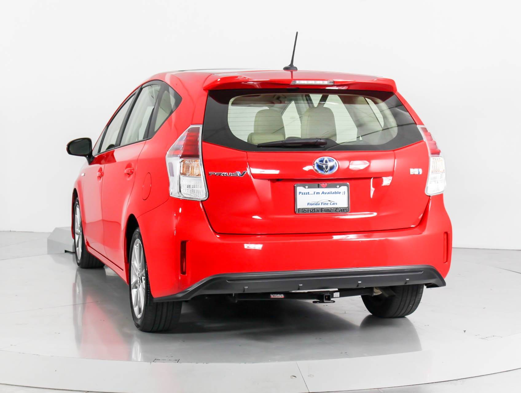 Florida Fine Cars - Used TOYOTA PRIUS V 2017 WEST PALM Five