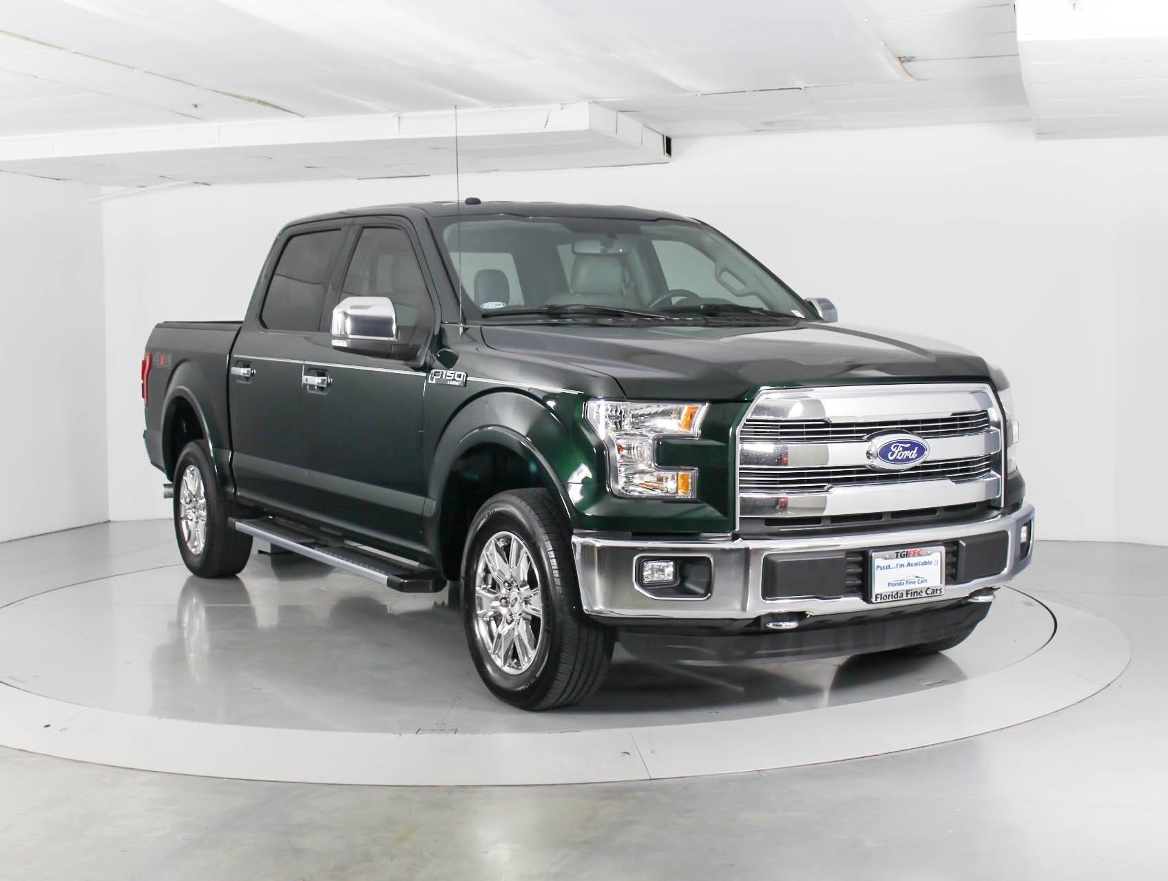 Florida Fine Cars - Used FORD F 150 2016 WEST PALM Lariat Supercrew 4x4