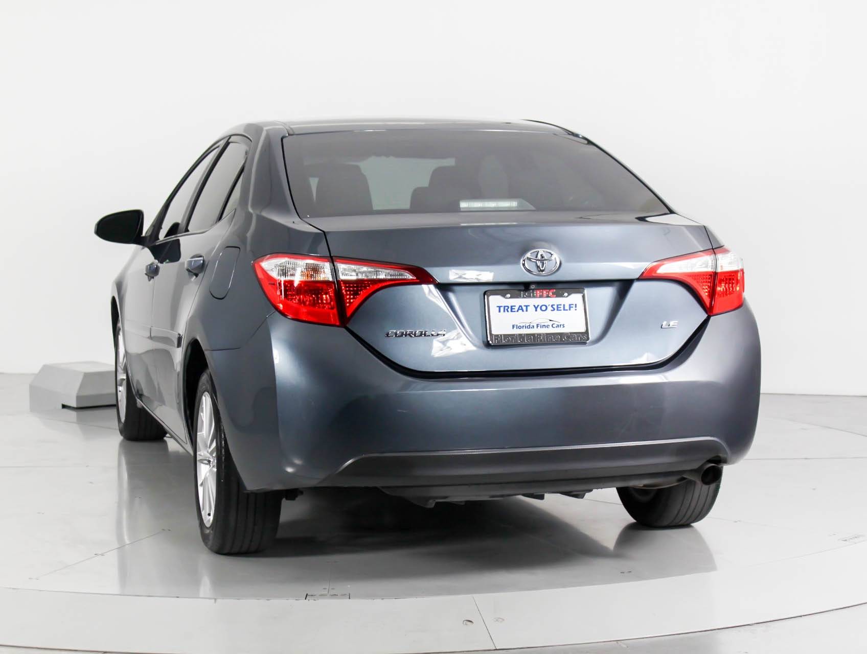 Florida Fine Cars - Used TOYOTA COROLLA 2015 WEST PALM Le Plus