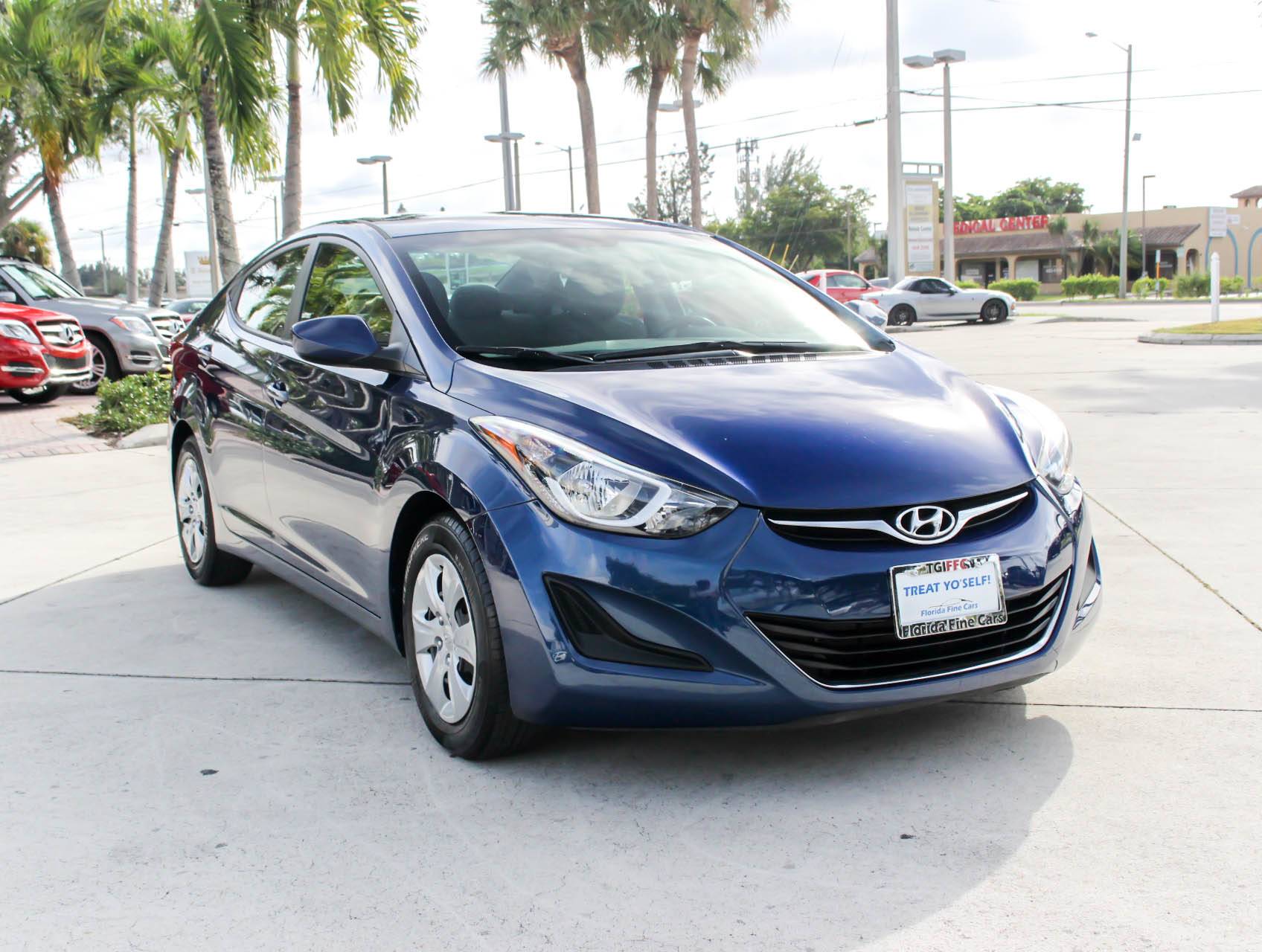 Florida Fine Cars - Used HYUNDAI ELANTRA 2015 MIAMI Se