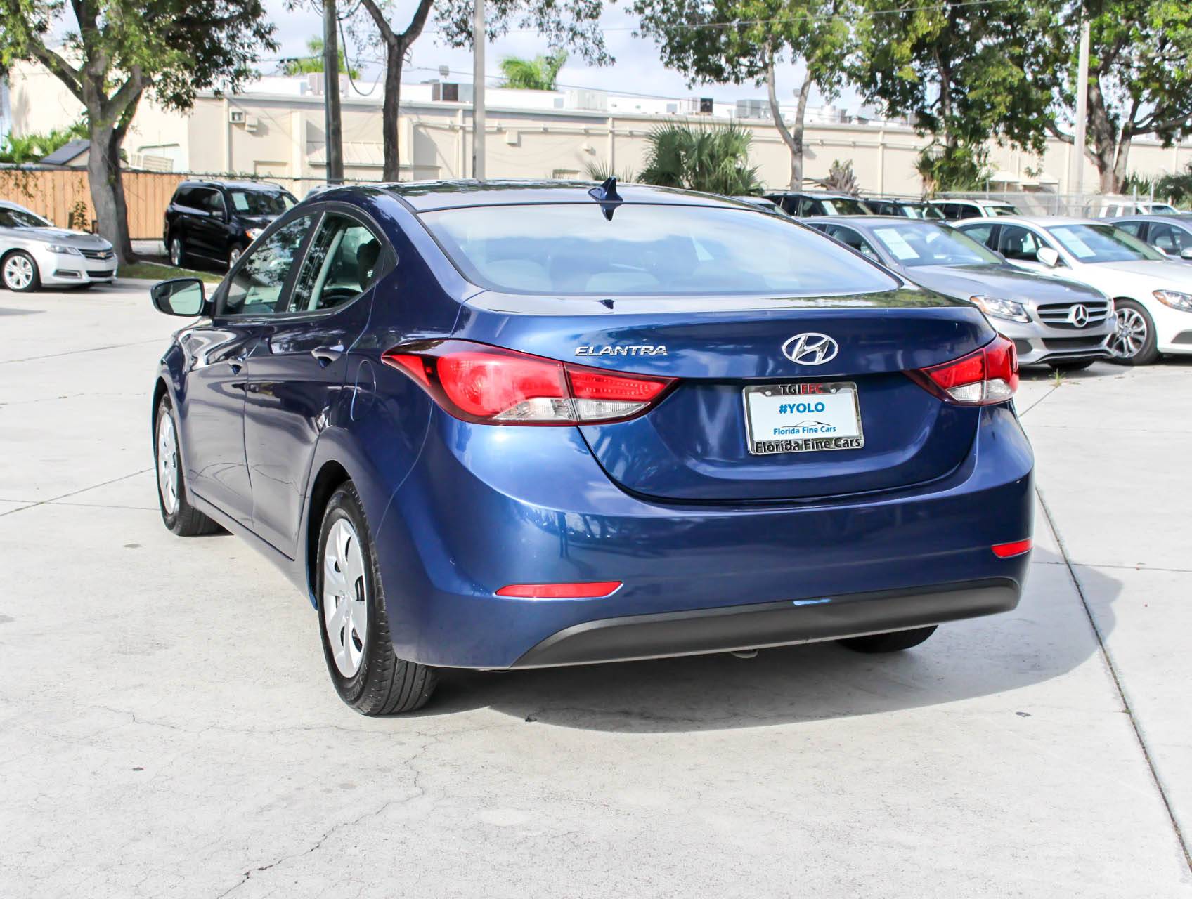 Florida Fine Cars - Used HYUNDAI ELANTRA 2015 MIAMI Se