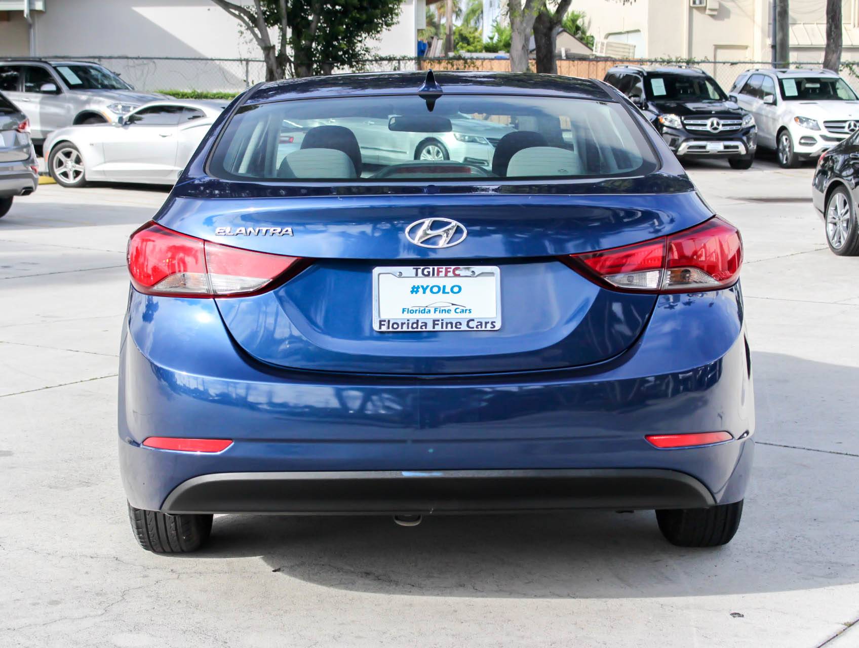 Florida Fine Cars - Used HYUNDAI ELANTRA 2015 MIAMI Se