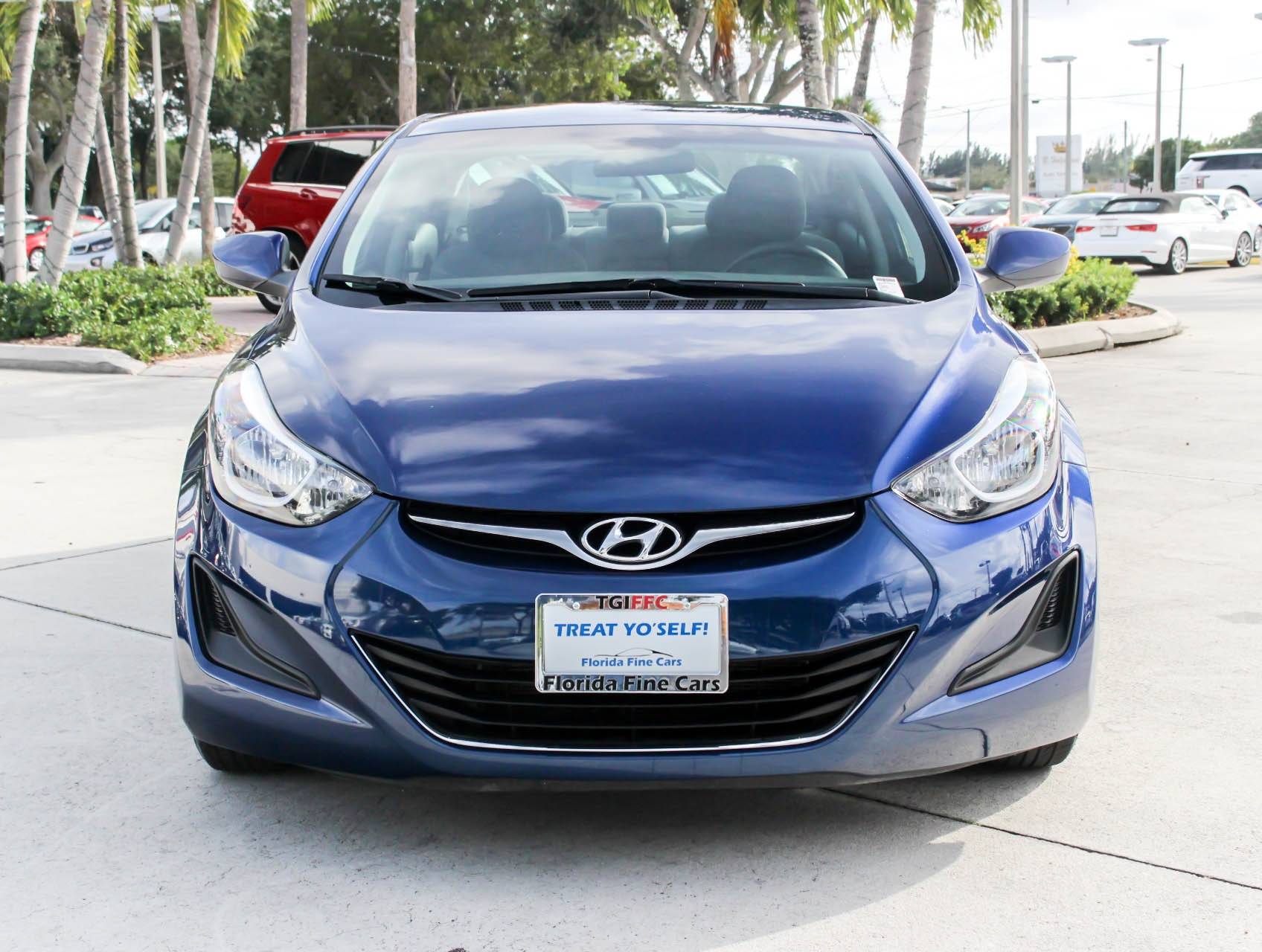 Florida Fine Cars - Used HYUNDAI ELANTRA 2015 MIAMI Se