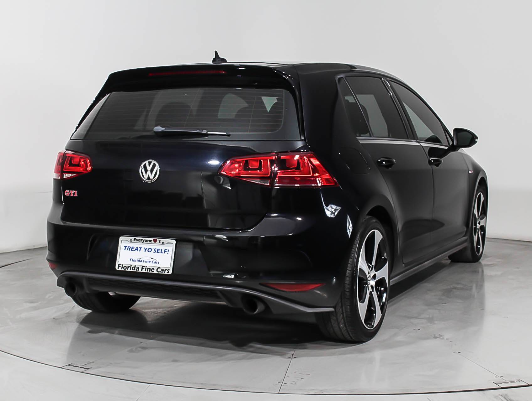 Florida Fine Cars - Used VOLKSWAGEN GTI 2016 MIAMI Se Performance