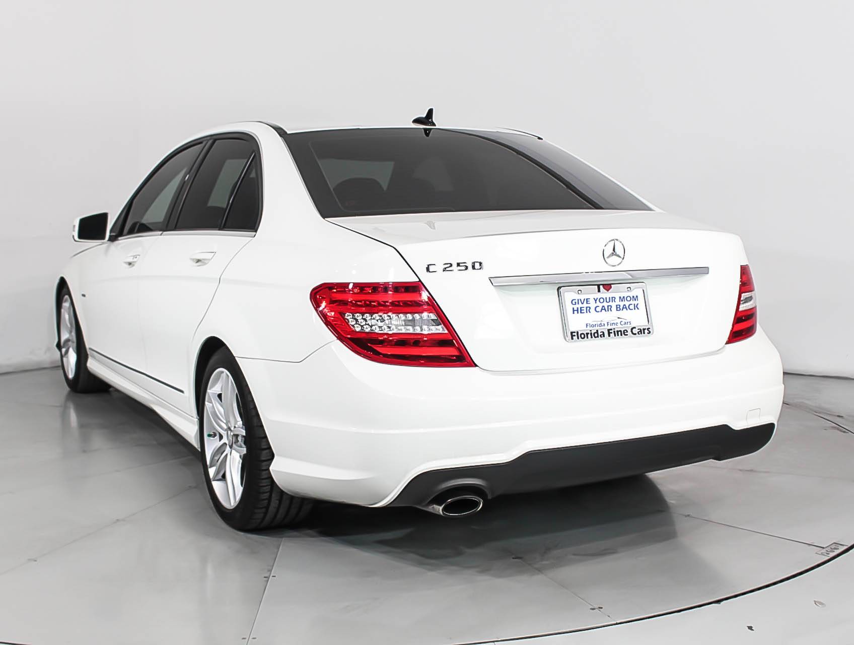 Florida Fine Cars - Used MERCEDES-BENZ C CLASS 2012 MIAMI C250