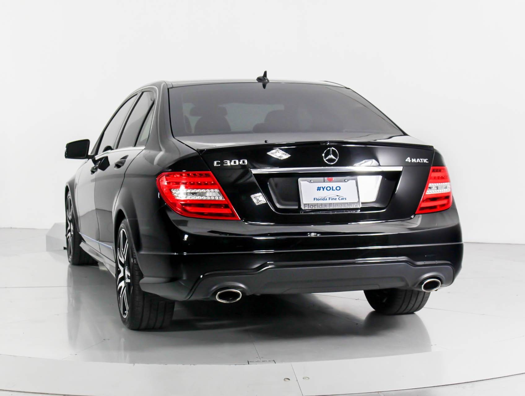 Florida Fine Cars - Used MERCEDES-BENZ C CLASS 2013 WEST PALM C300 4matic Sport 