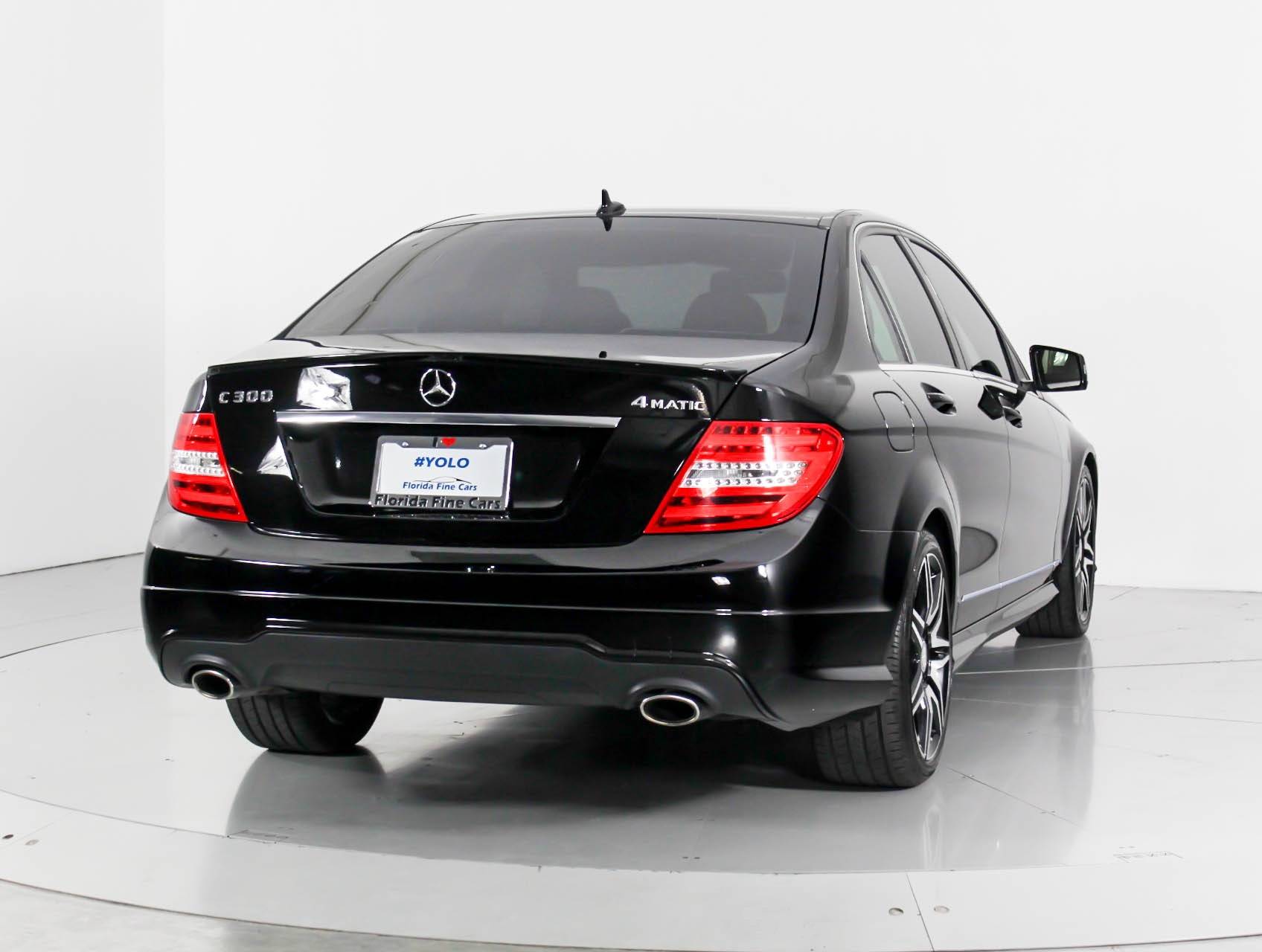 Florida Fine Cars - Used MERCEDES-BENZ C CLASS 2013 WEST PALM C300 4matic Sport 