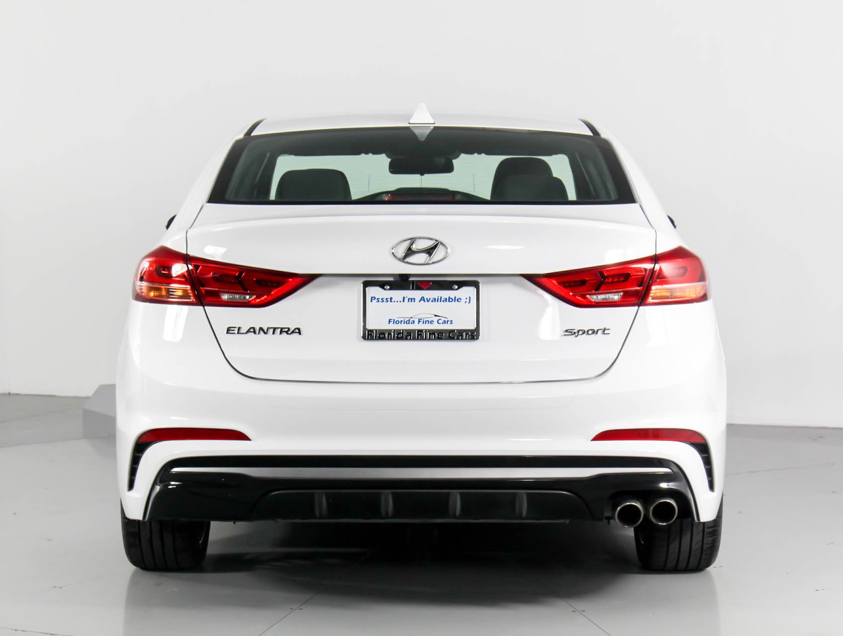 Florida Fine Cars - Used HYUNDAI ELANTRA 2017 WEST PALM Sport Premium