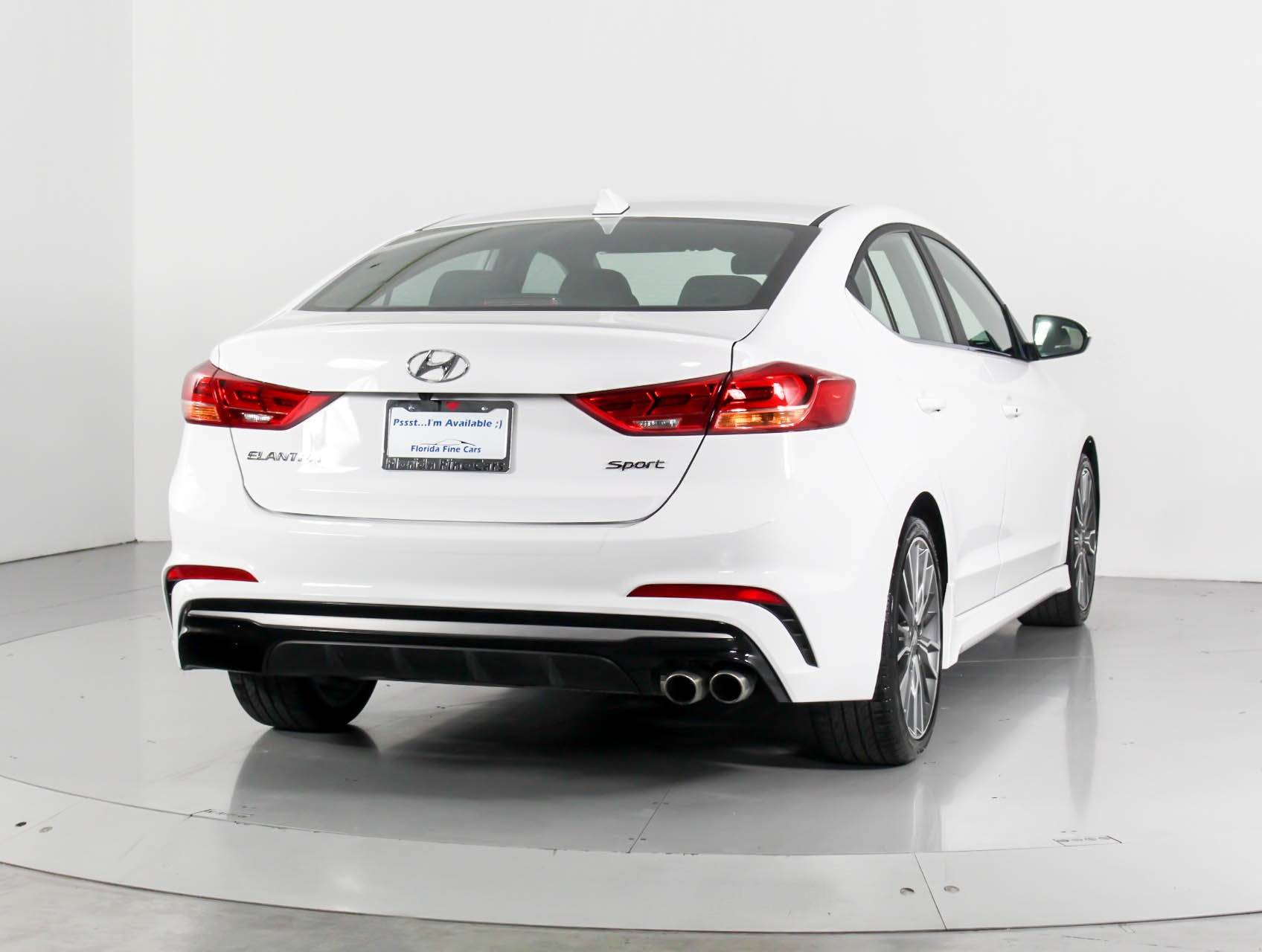 Florida Fine Cars - Used HYUNDAI ELANTRA 2017 WEST PALM Sport Premium