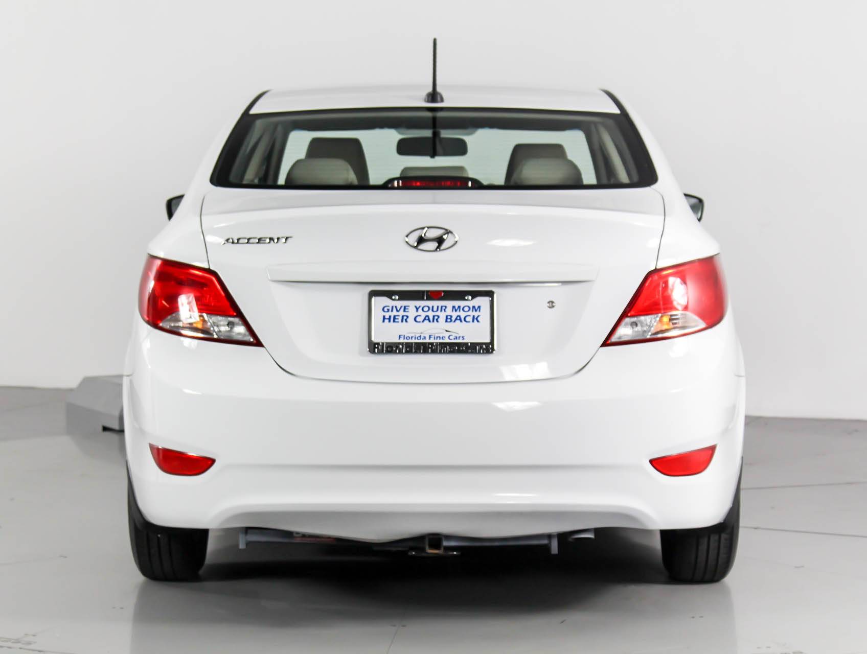 Florida Fine Cars - Used HYUNDAI ACCENT 2016 WEST PALM SE