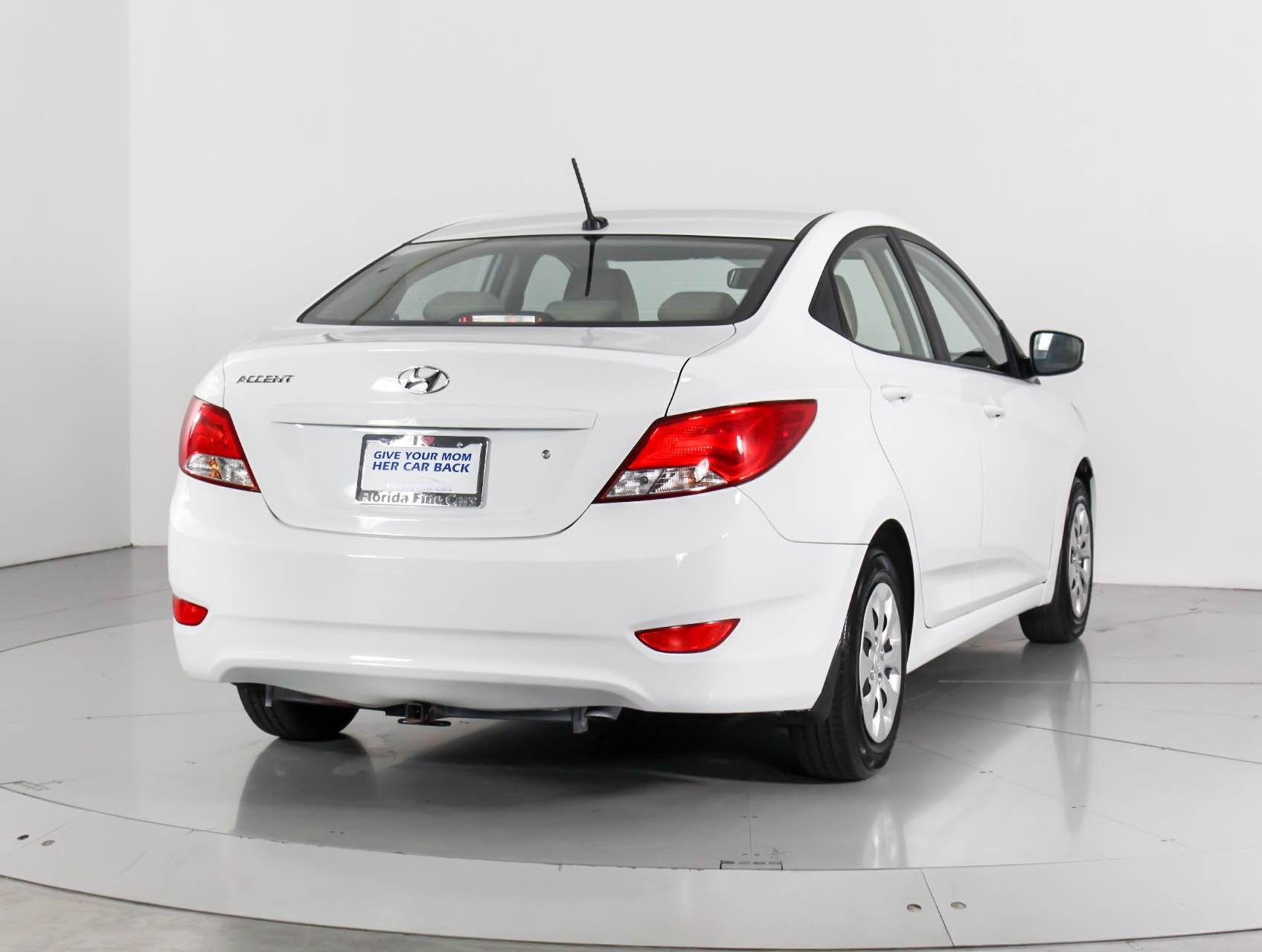 Florida Fine Cars - Used HYUNDAI ACCENT 2016 WEST PALM SE