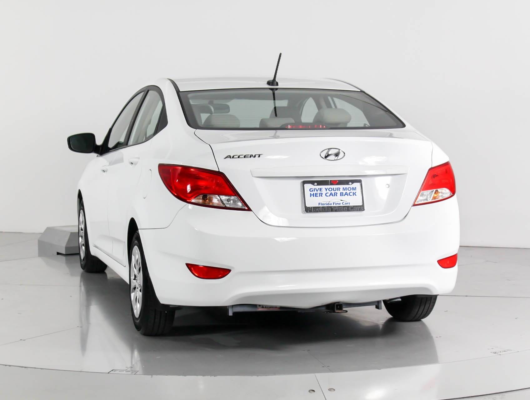 Florida Fine Cars - Used HYUNDAI ACCENT 2016 WEST PALM SE