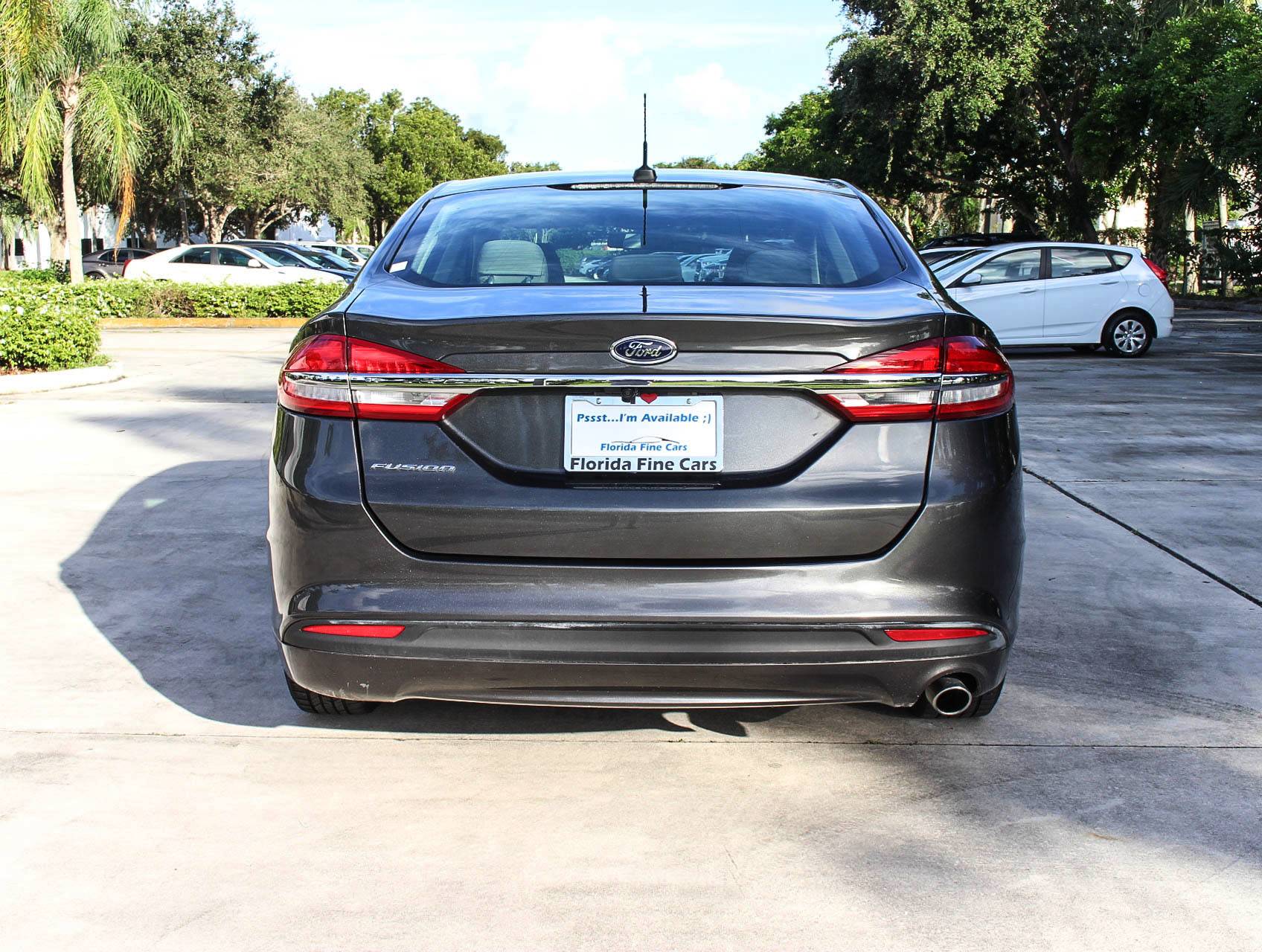 Florida Fine Cars - Used FORD FUSION 2017 MARGATE S