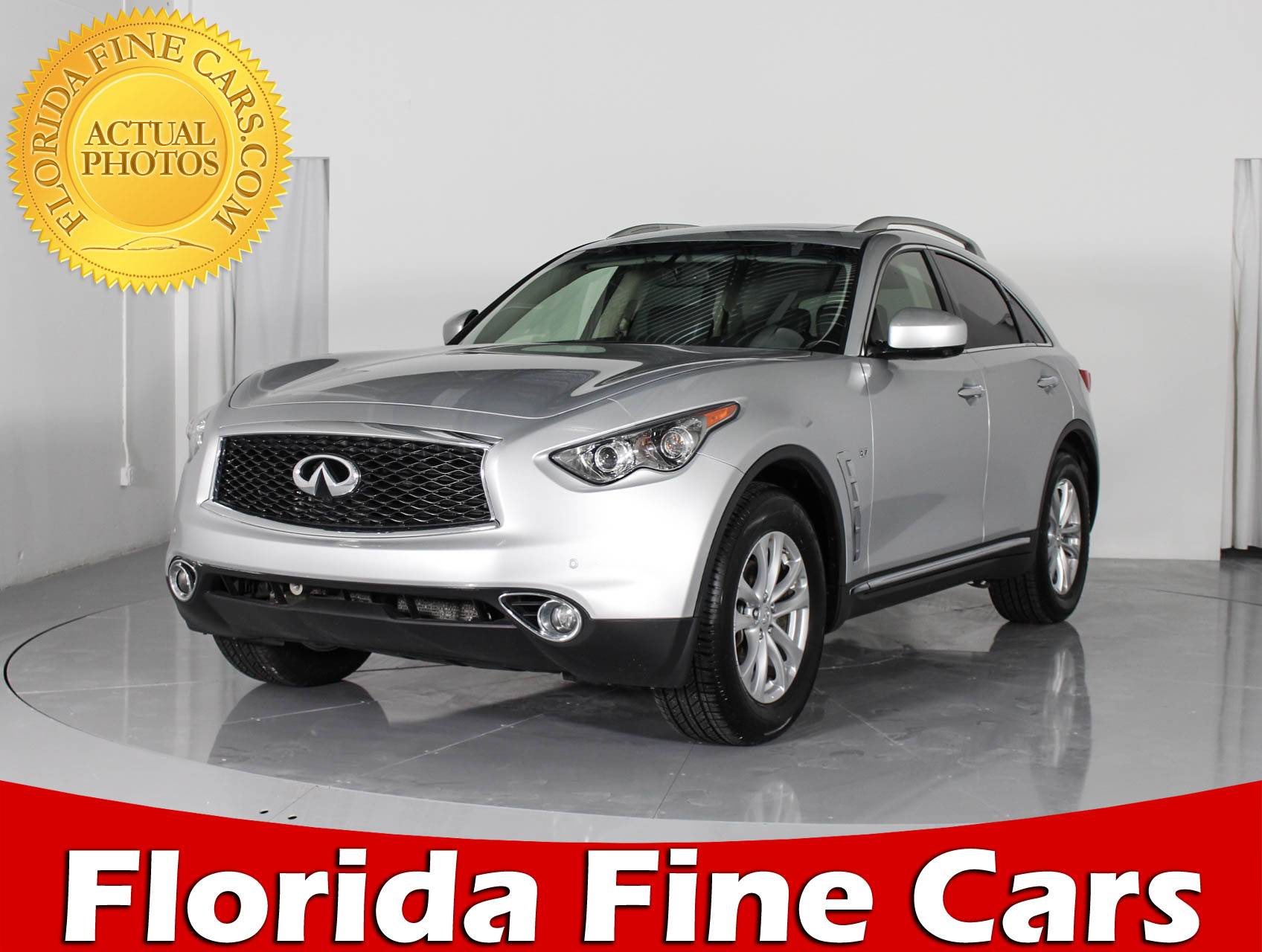 Florida Fine Cars - Used INFINITI QX70 2017 MARGATE Premium Package
