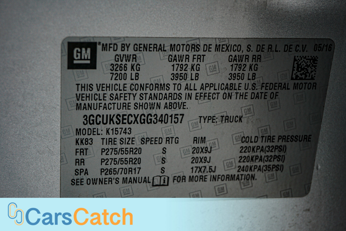 CARSCATCH - Used vehicle - Truck CHEVROLET SILVERADO 1500 2016
