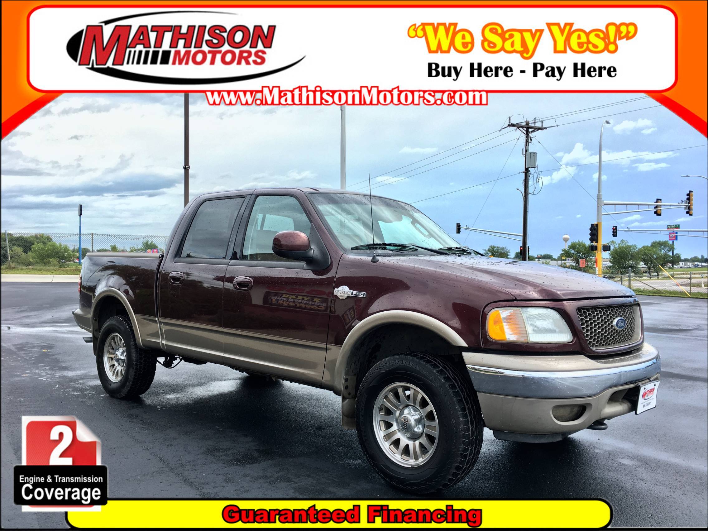 JP Motors Inc DBA Mathison Motors - Used vehicle - Truck Ford F-150 2002