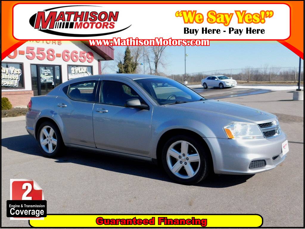 JP Motors Inc DBA Mathison Motors - Used vehicle - Sedan DODGE AVENGER 2013