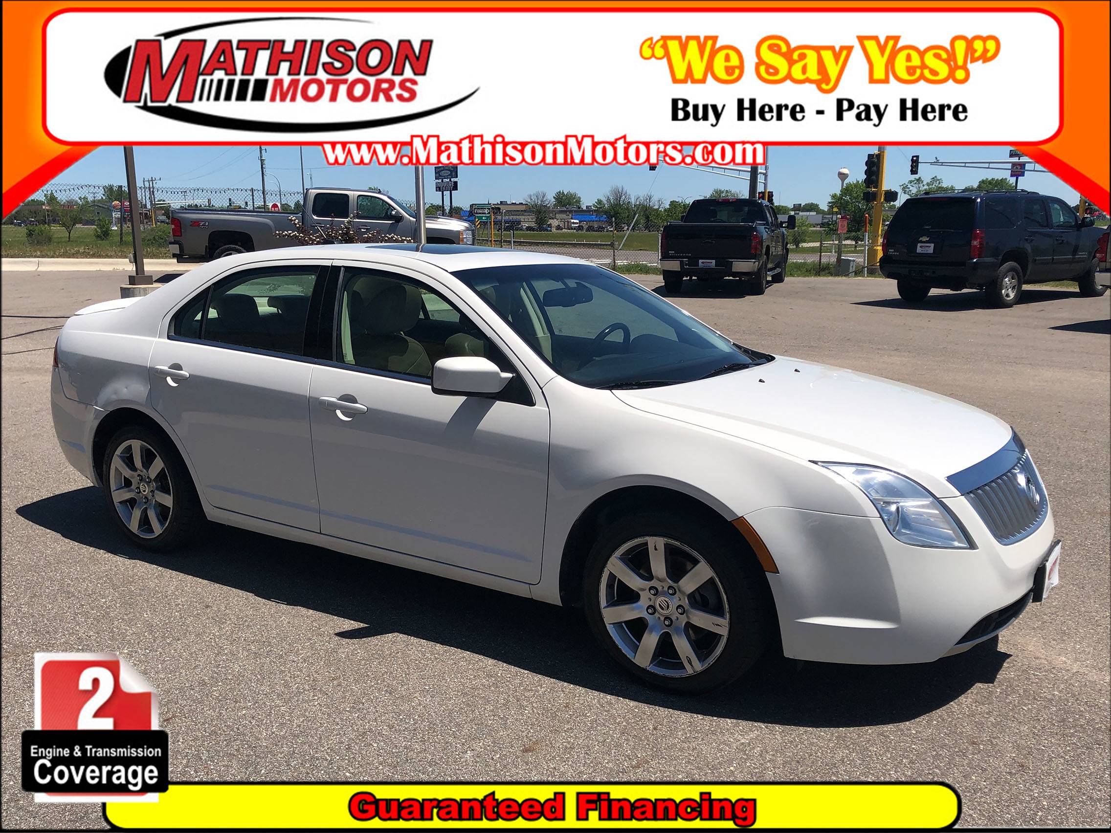JP Motors Inc DBA Mathison Motors - Used vehicle - Sedan MERCURY MILAN 2010