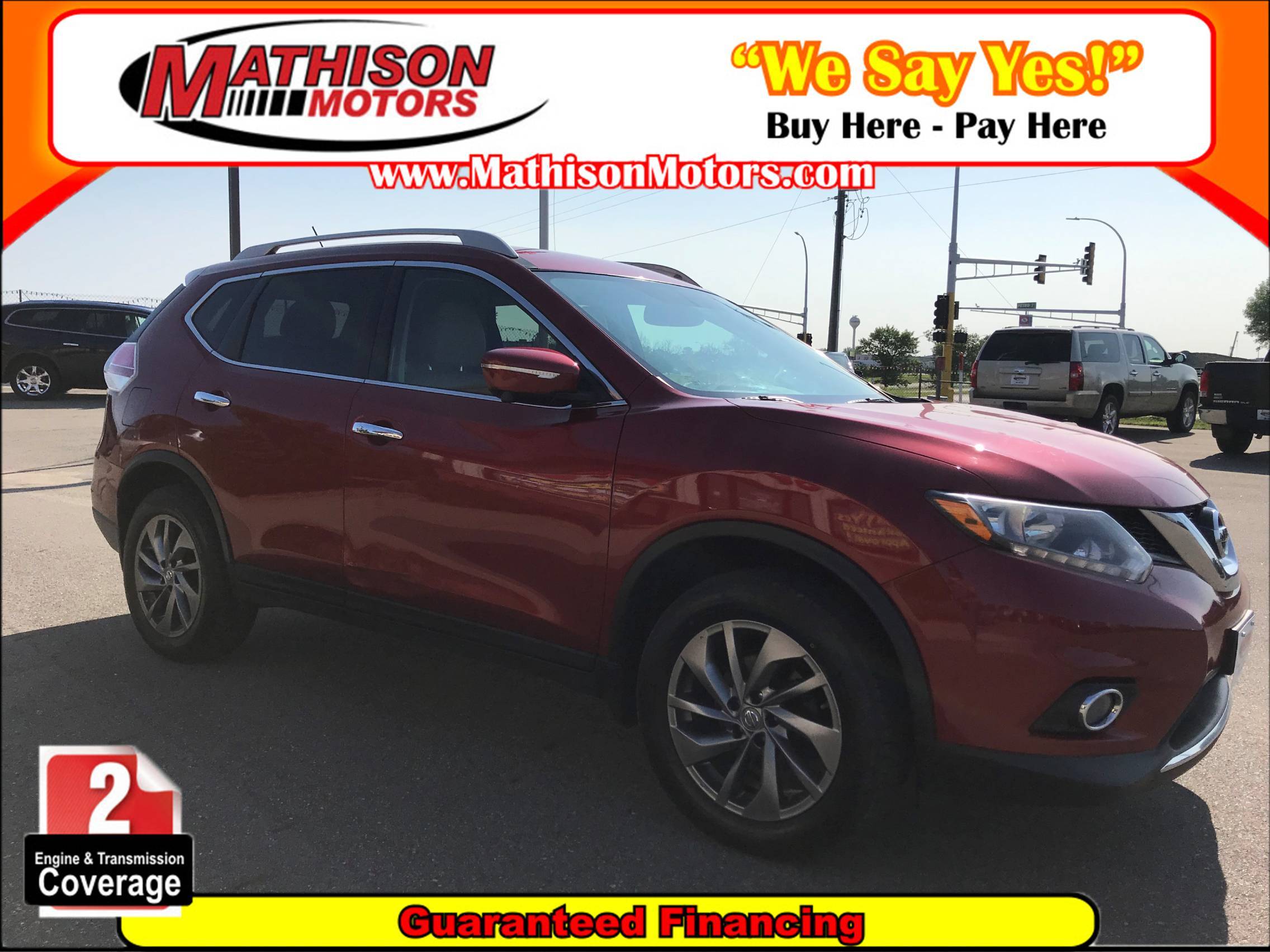 JP Motors Inc DBA Mathison Motors - Used vehicle - SUV NISSAN ROGUE 2015