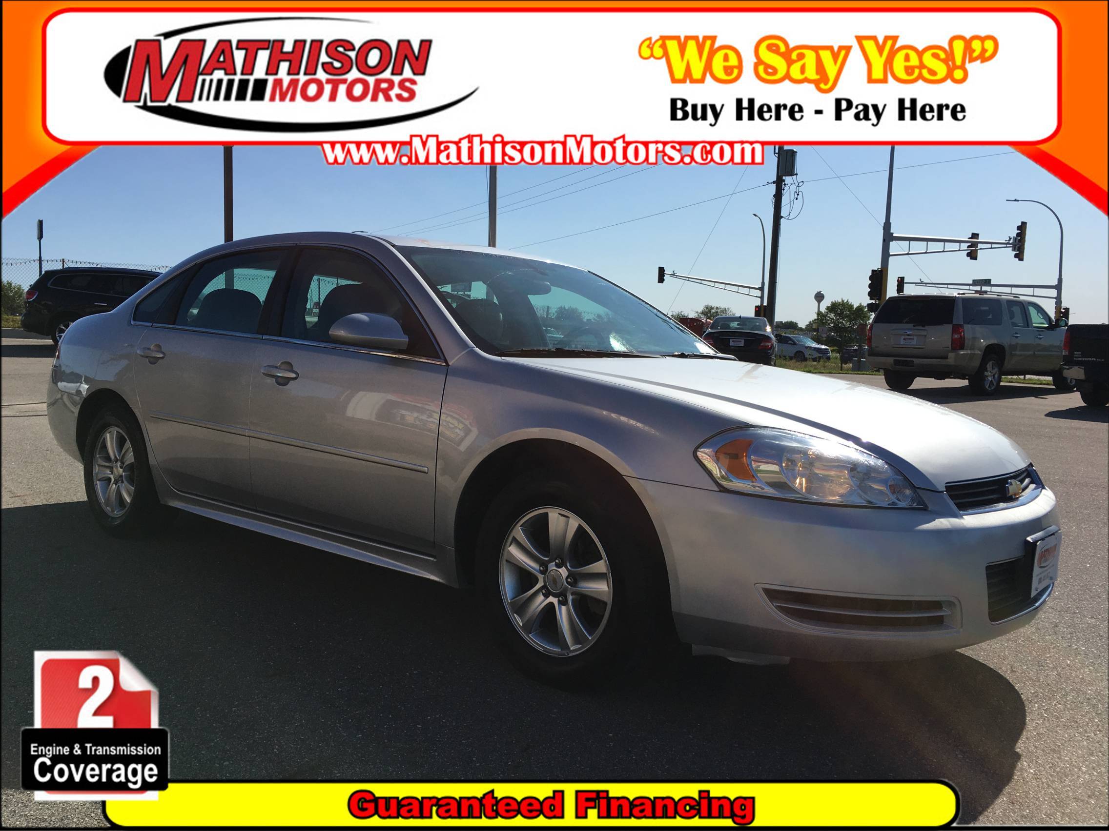 JP Motors Inc DBA Mathison Motors - Used vehicle - Sedan CHEVROLET IMPALA 2012