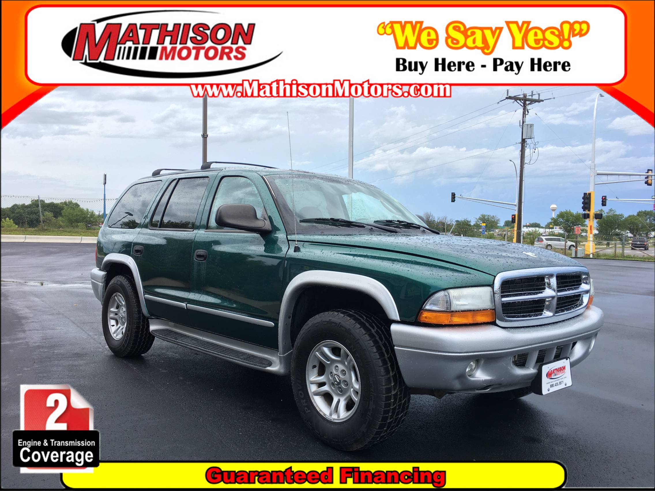 JP Motors Inc DBA Mathison Motors - Used vehicle - SUV DODGE DURANGO 2003