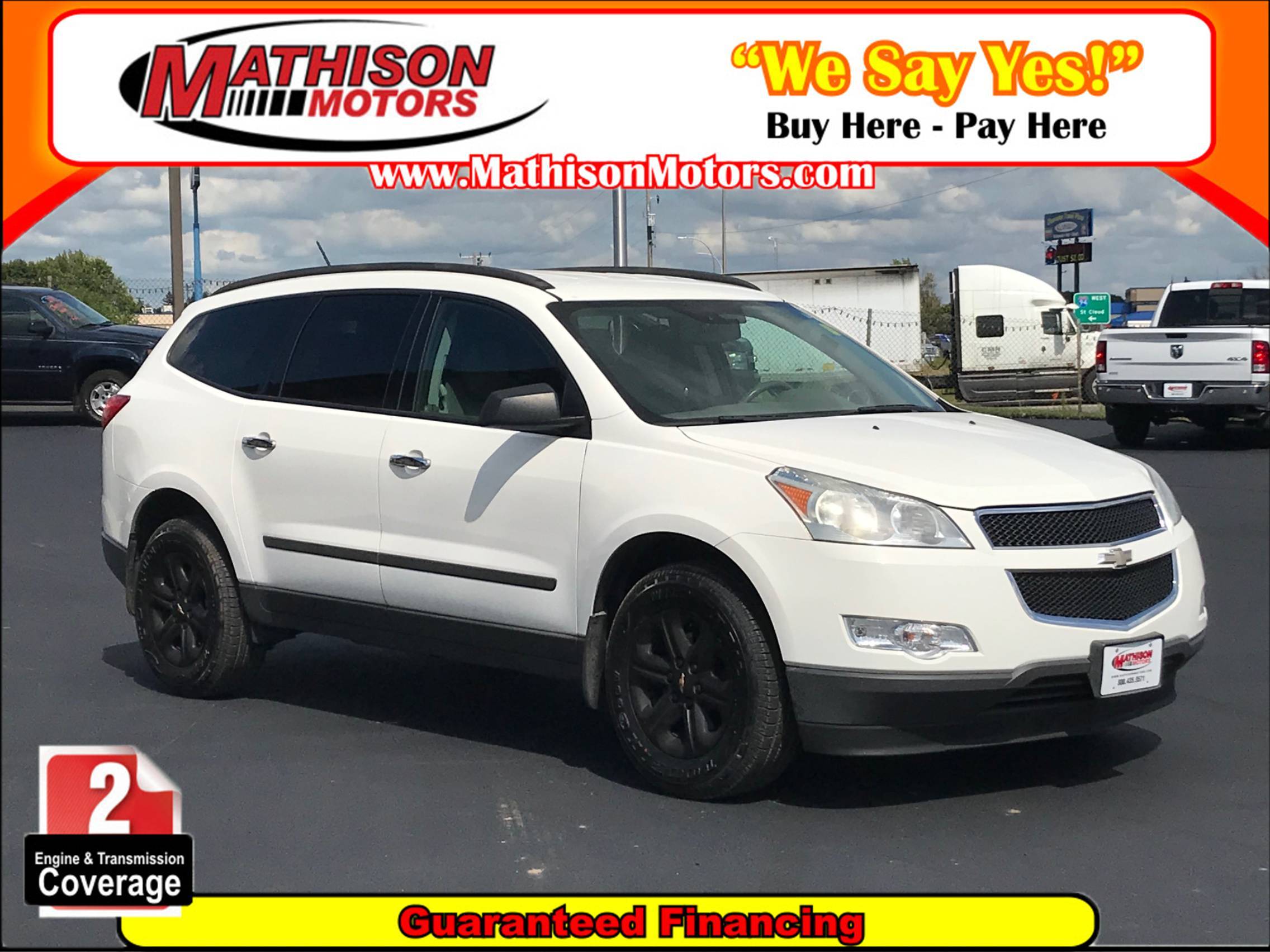 JP Motors Inc DBA Mathison Motors - Used vehicle - AWD 4dr LS CHEVROLET TRAVERSE 2011