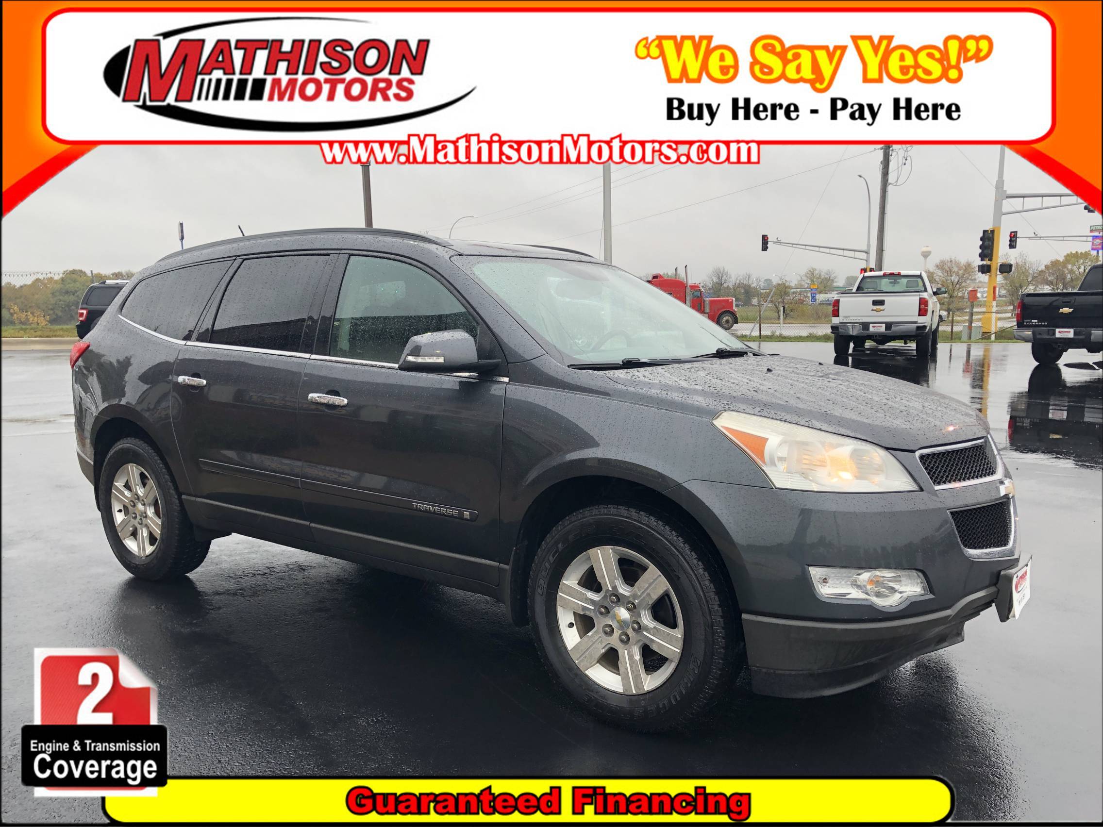 JP Motors Inc DBA Mathison Motors - Used vehicle - AWD 4dr LT w/1LT Chevrolet Traverse 2009