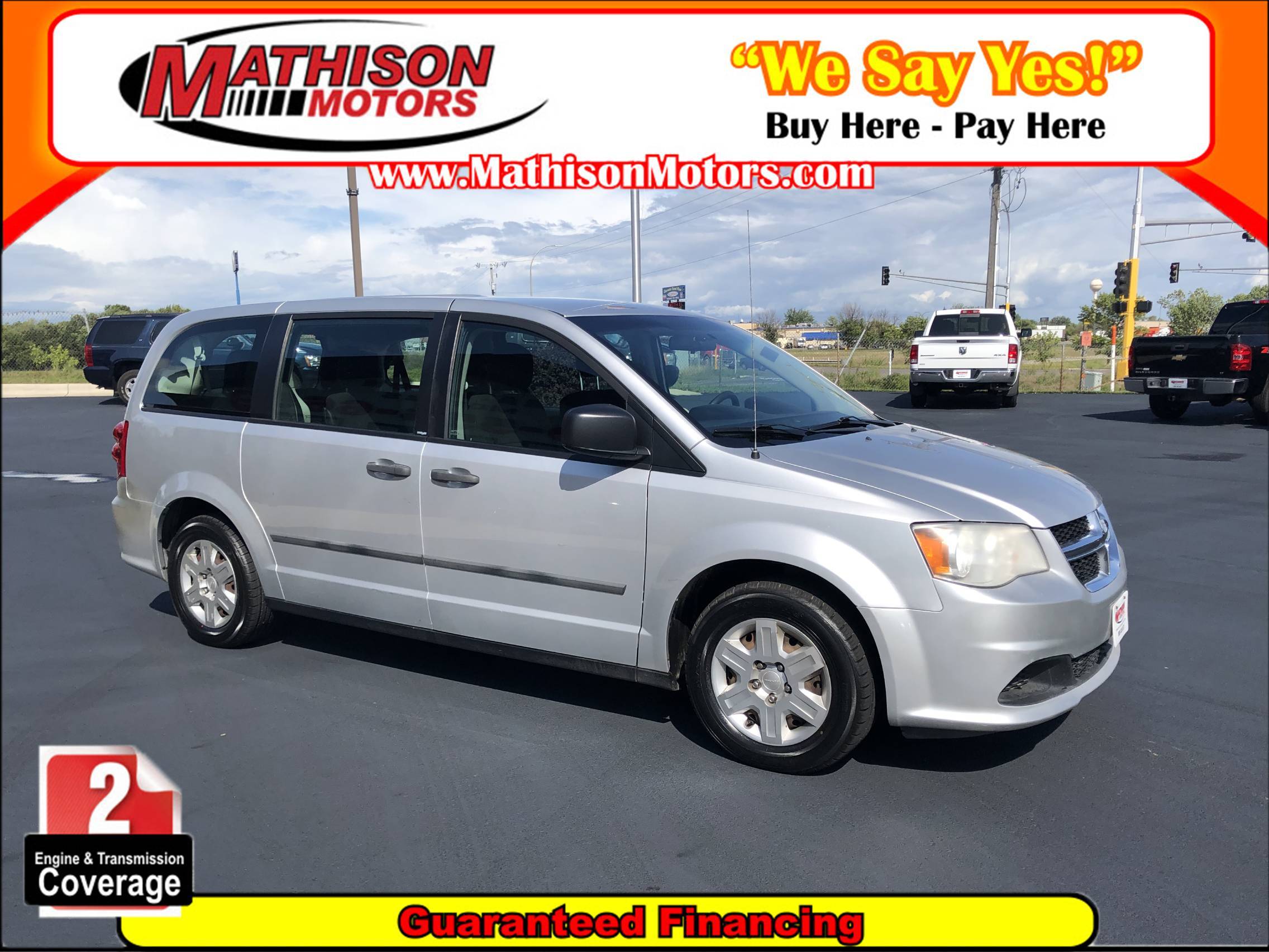 JP Motors Inc DBA Mathison Motors - Used vehicle - Passenger Van Dodge Grand Caravan 2012