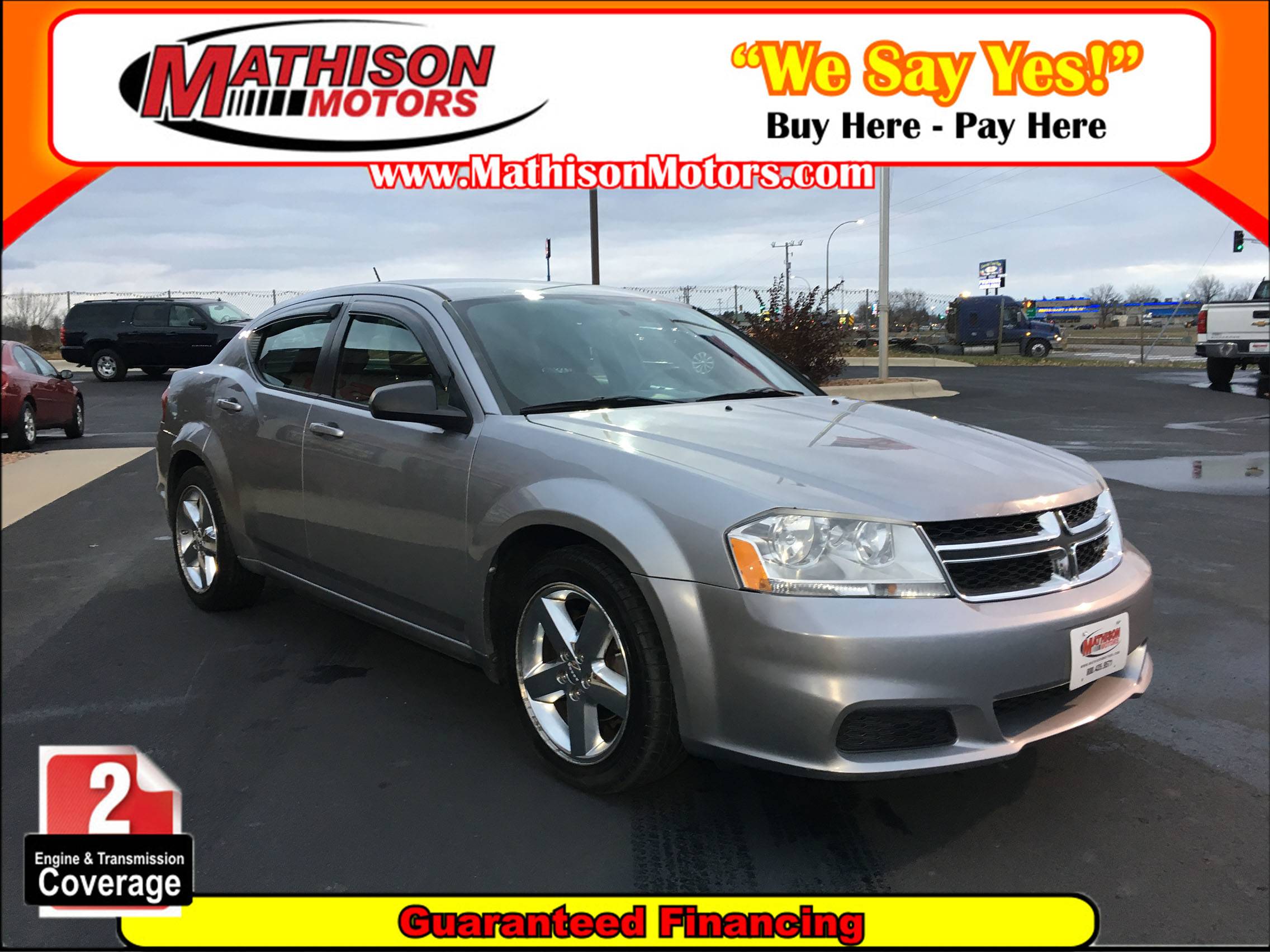 JP Motors Inc DBA Mathison Motors - Used vehicle - Sedan Dodge Avenger 2013