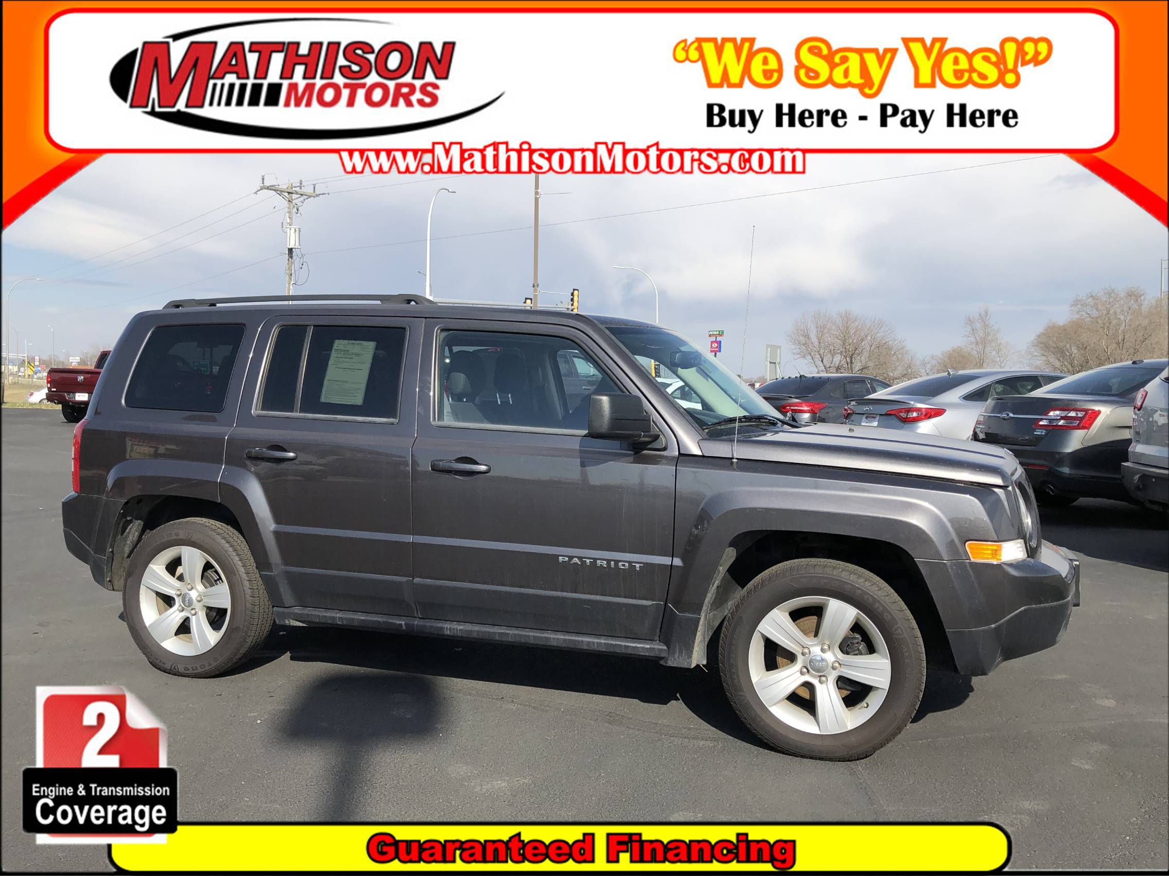 JP Motors Inc DBA Mathison Motors - Used vehicle - SUV Jeep Patriot 2014