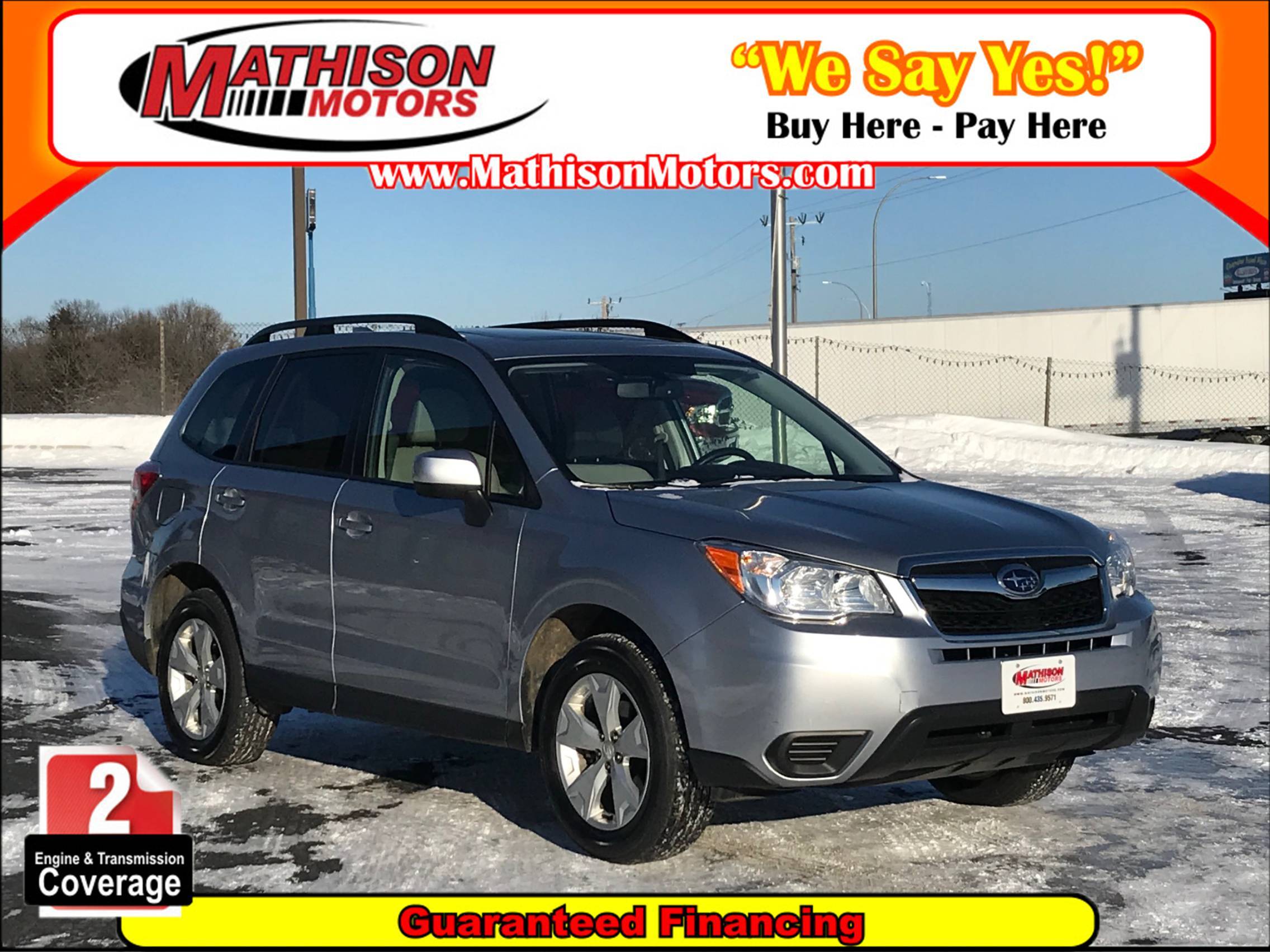 JP Motors Inc DBA Mathison Motors - Used vehicle - SUV Subaru Forester 2016