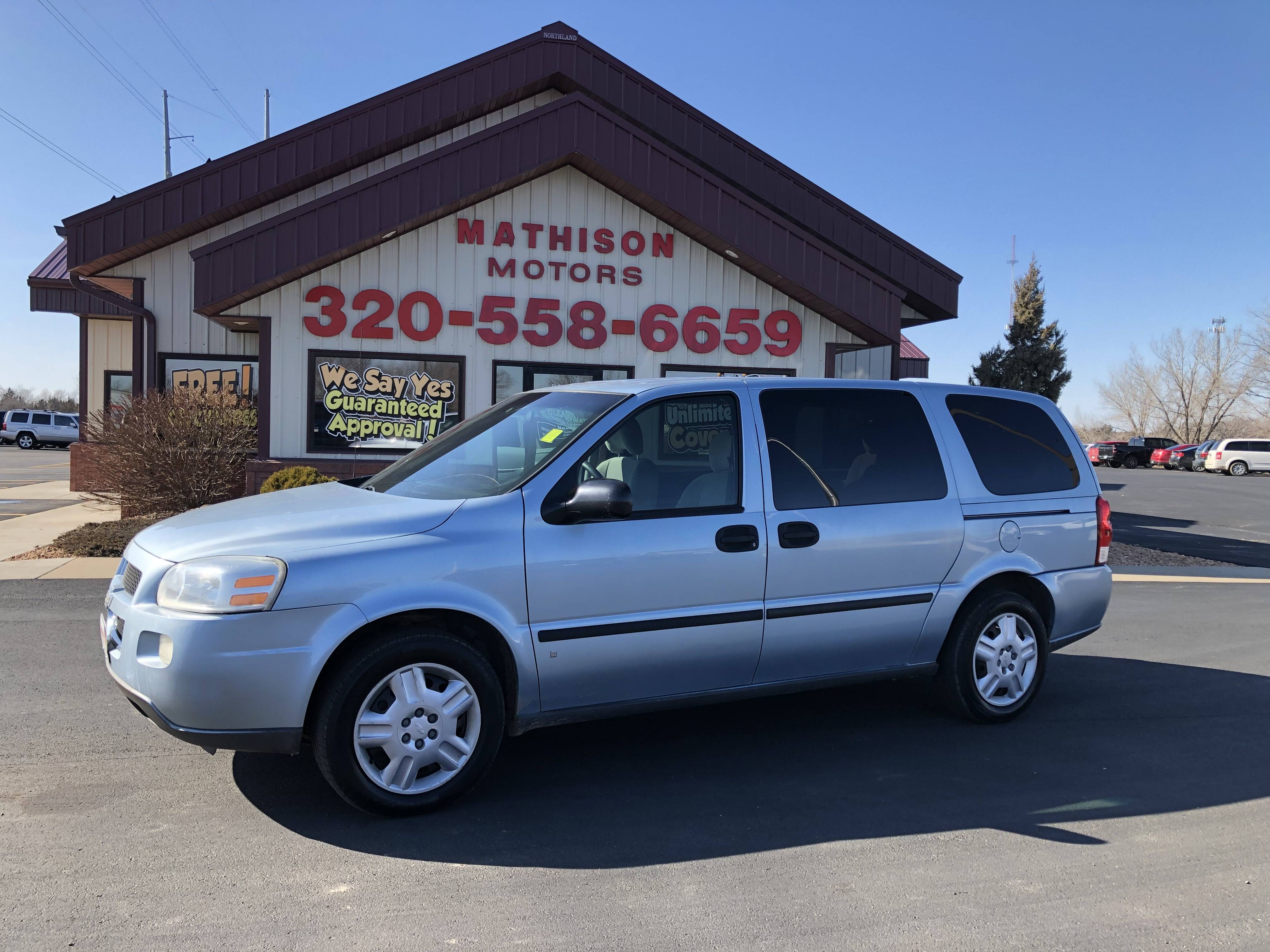 JP Motors Inc DBA Mathison Motors - Used vehicle - Passenger Van CHEVROLET UPLANDER 2007