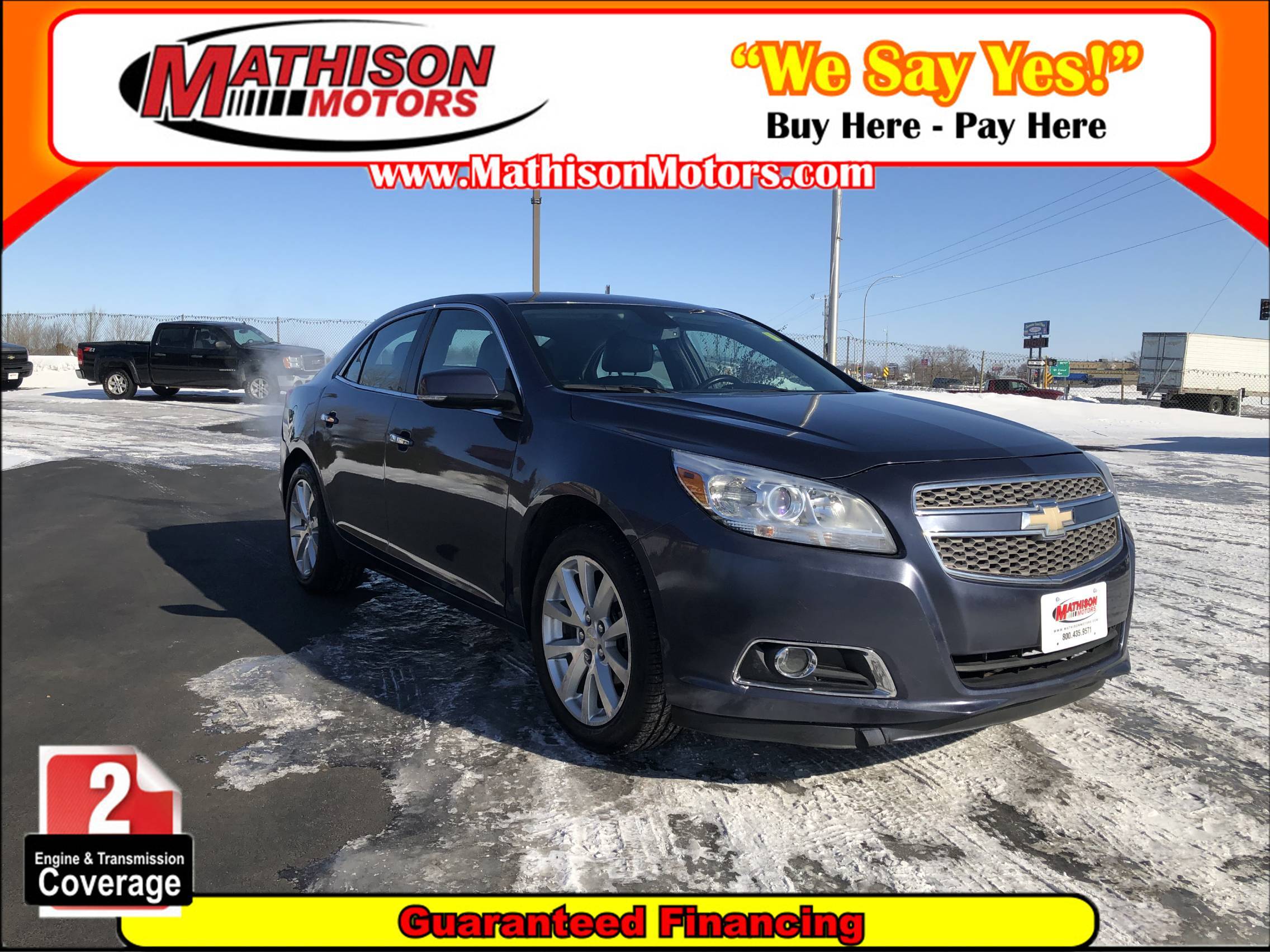 JP Motors Inc DBA Mathison Motors - Used vehicle - Sedan CHEVROLET MALIBU 2013
