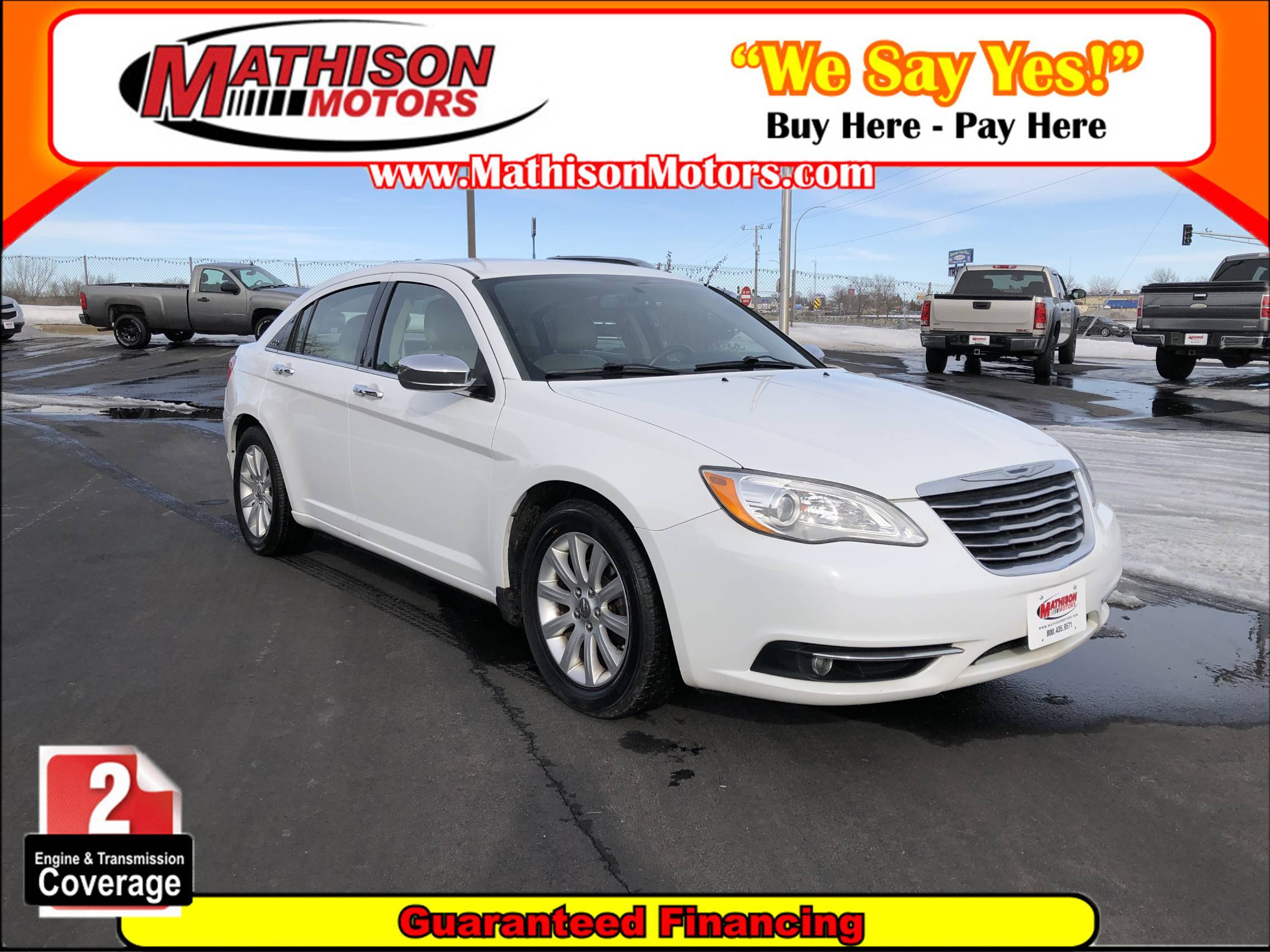 JP Motors Inc DBA Mathison Motors - Used vehicle - Sedan Chrysler 200 2013