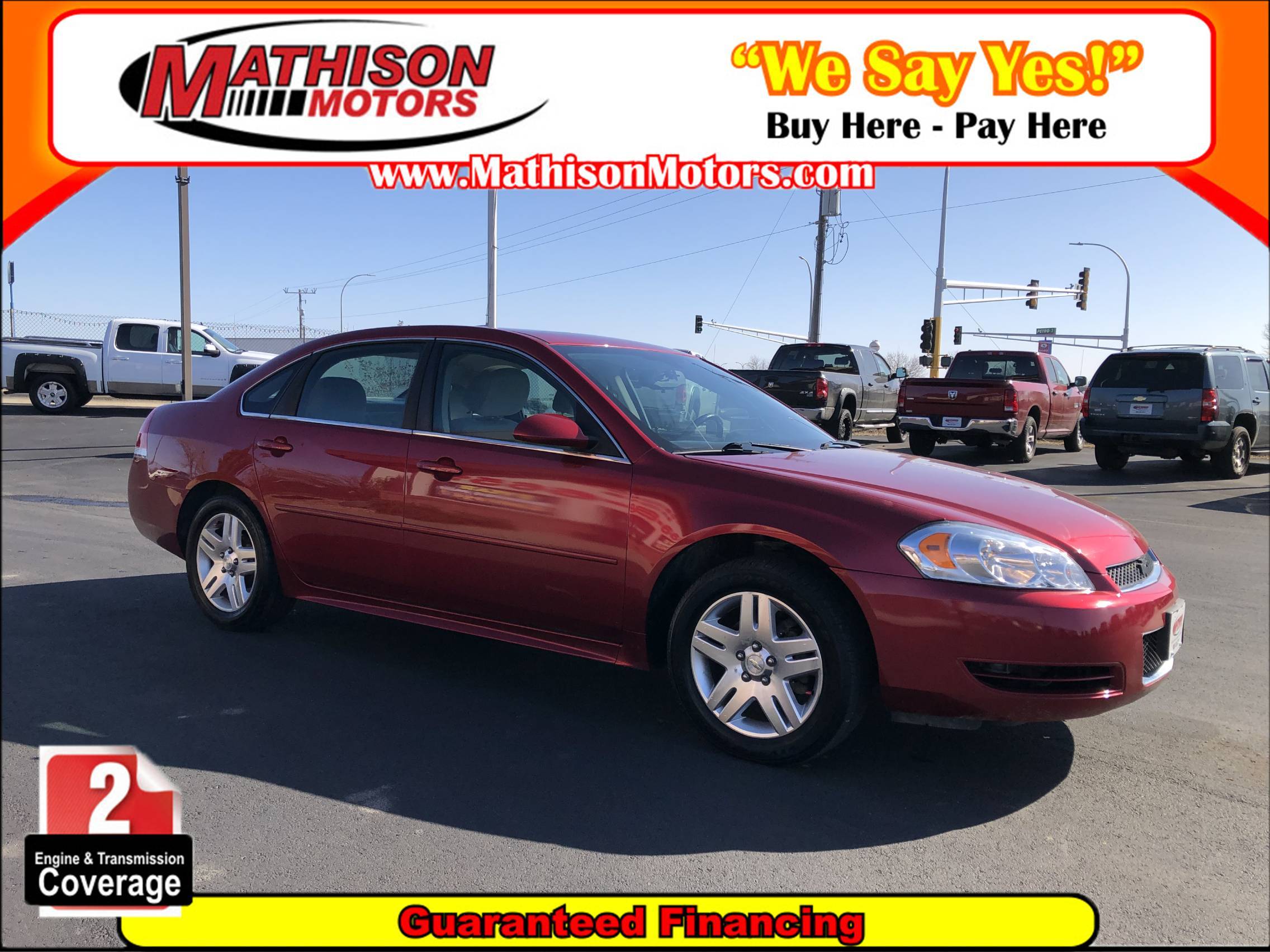 JP Motors Inc DBA Mathison Motors - Used vehicle - Sedan Chevrolet Impala 2013