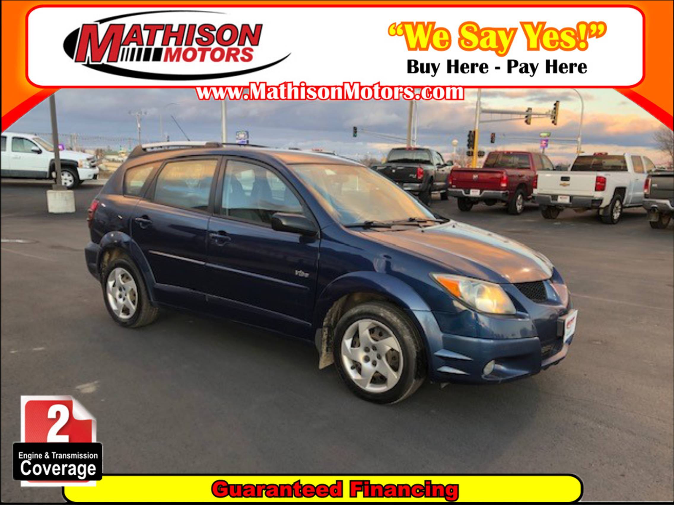 JP Motors Inc DBA Mathison Motors - Used vehicle - Sedan Pontiac Vibe 2004