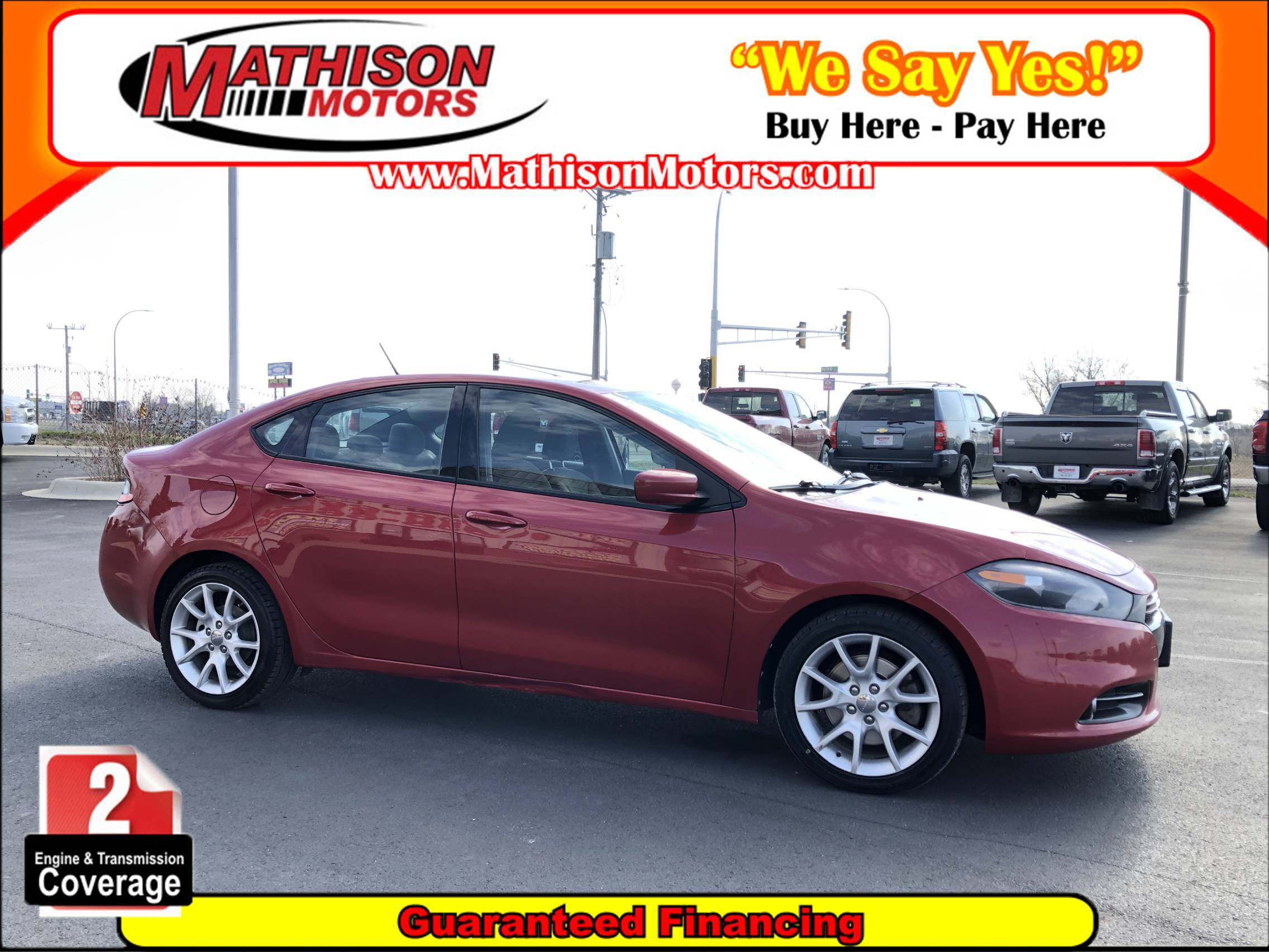 JP Motors Inc DBA Mathison Motors - Used vehicle - Sedan Dodge Dart 2013