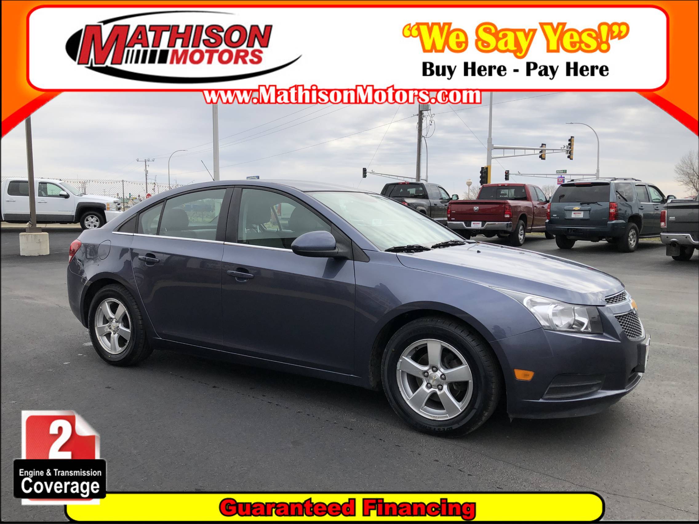 JP Motors Inc DBA Mathison Motors - Used vehicle - Sedan Chevrolet Cruze 2013