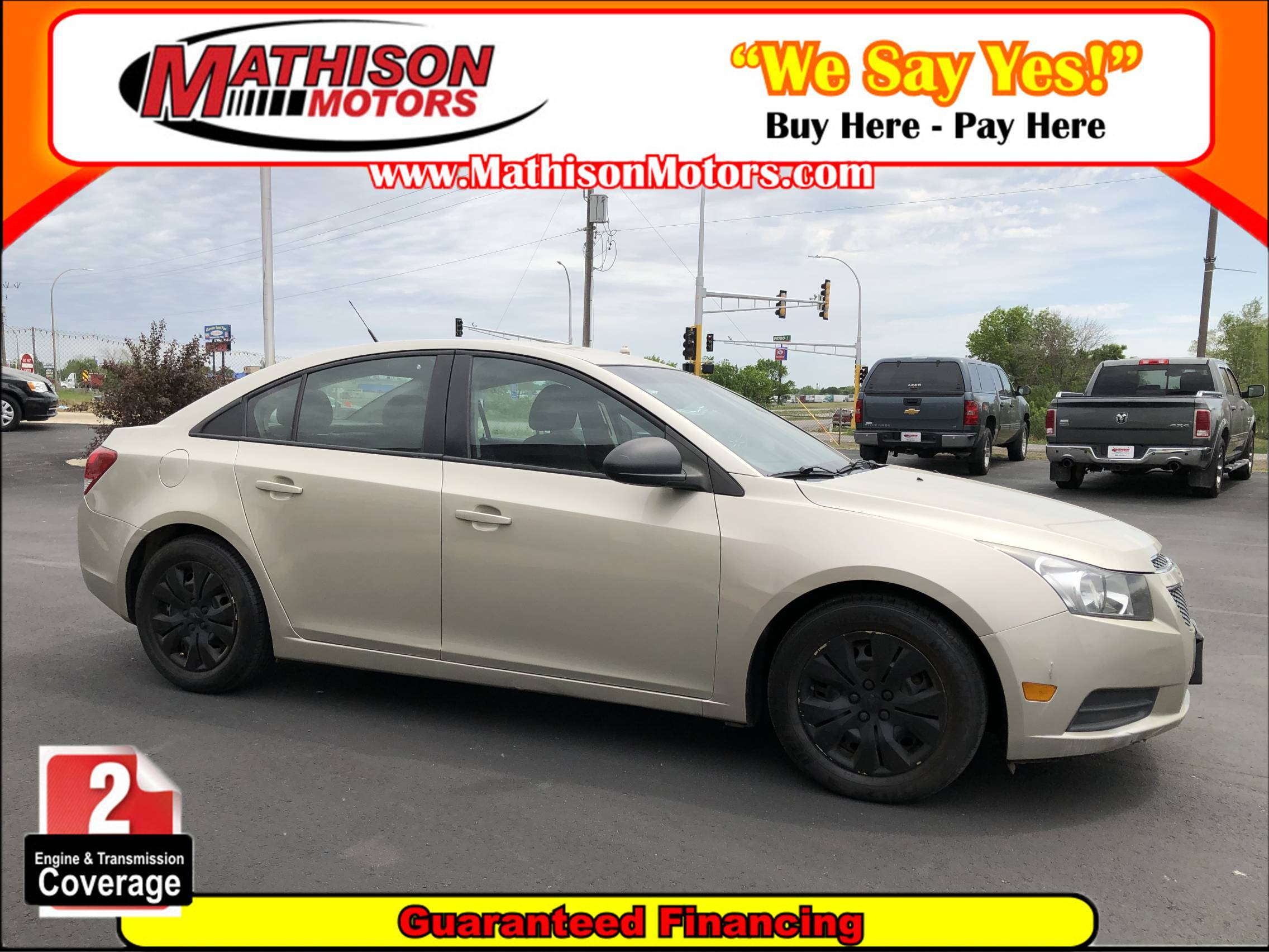 JP Motors Inc DBA Mathison Motors - Used vehicle - Sedan Chevrolet Cruze 2013