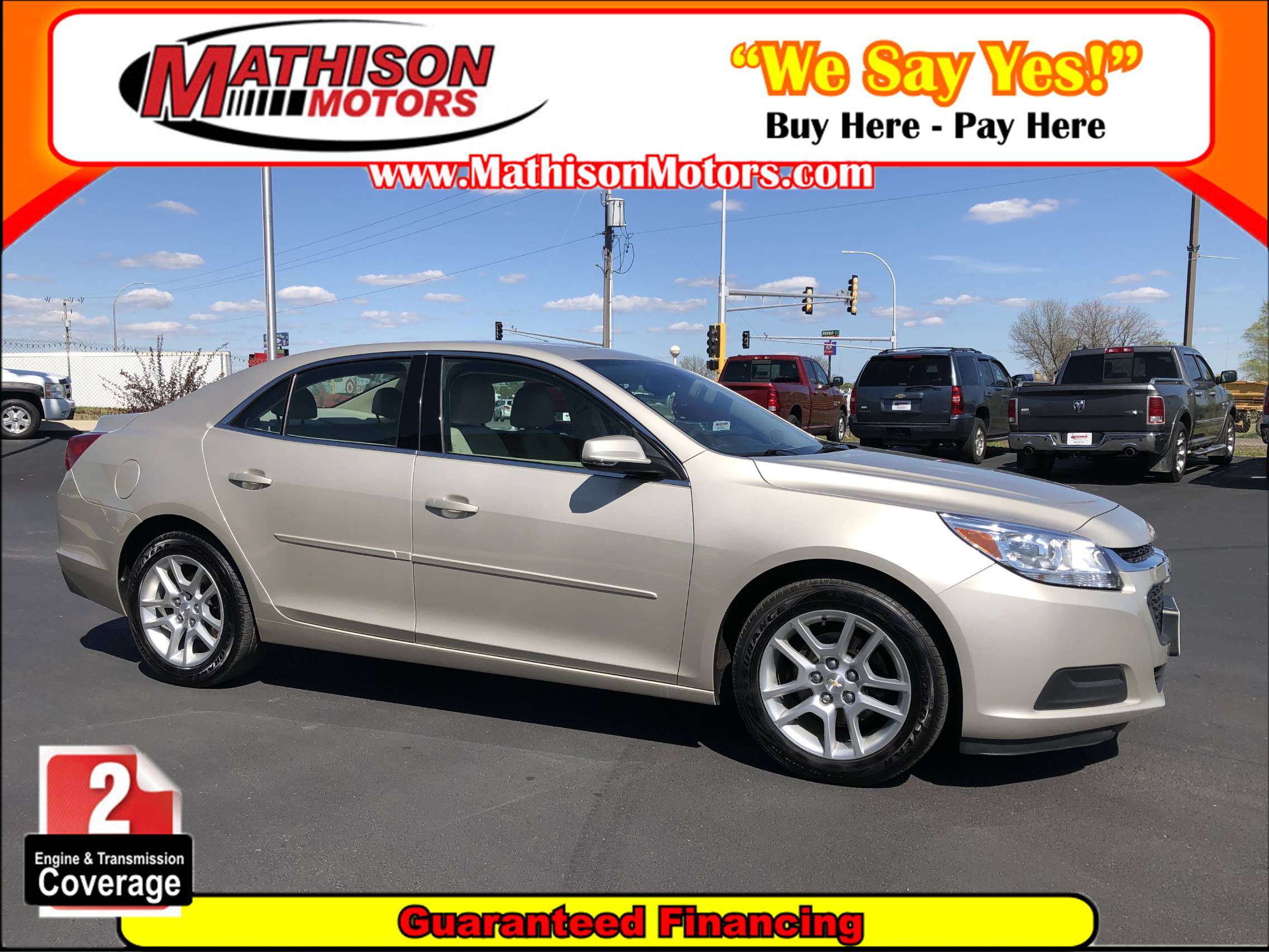 JP Motors Inc DBA Mathison Motors - Used vehicle - Sedan Chevrolet Malibu 2015